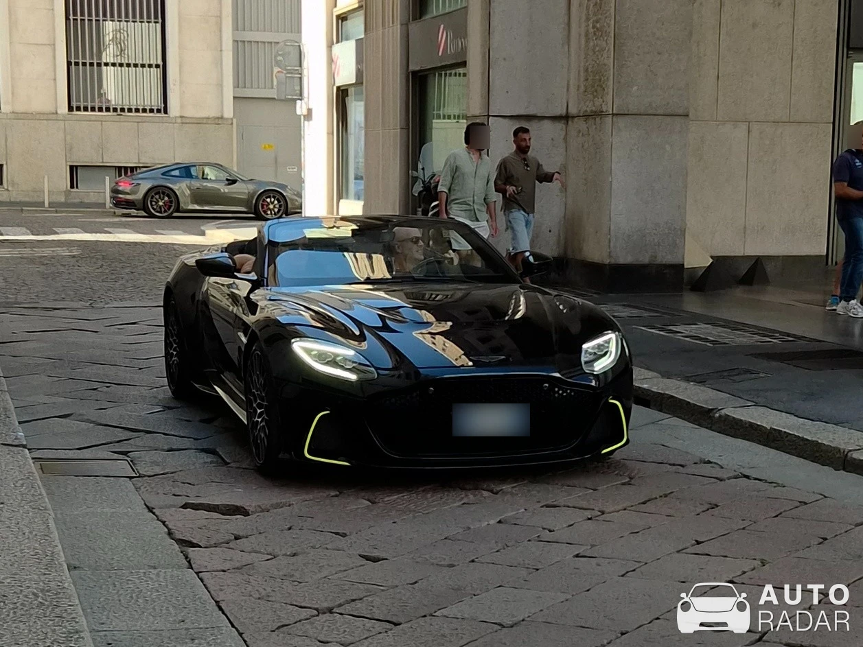Aston Martin DBS 770 Ultimate Volante spotted in Milano, Italy