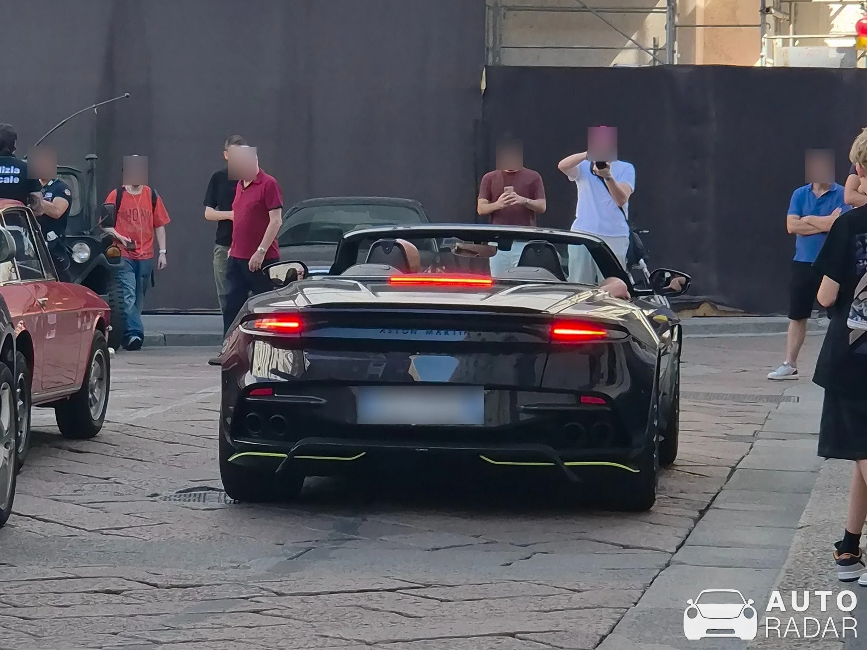 Aston Martin DBS 770 Ultimate Volante spotted in Milano