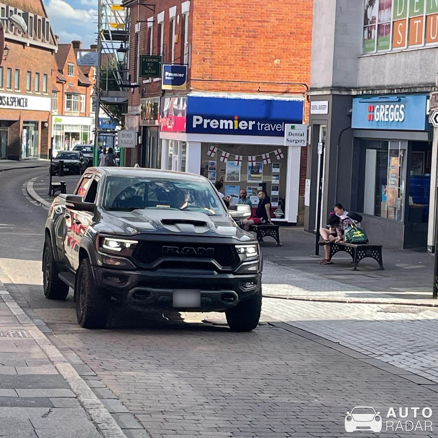 Dodge RAM TRX spotted in Bishop's Stortford