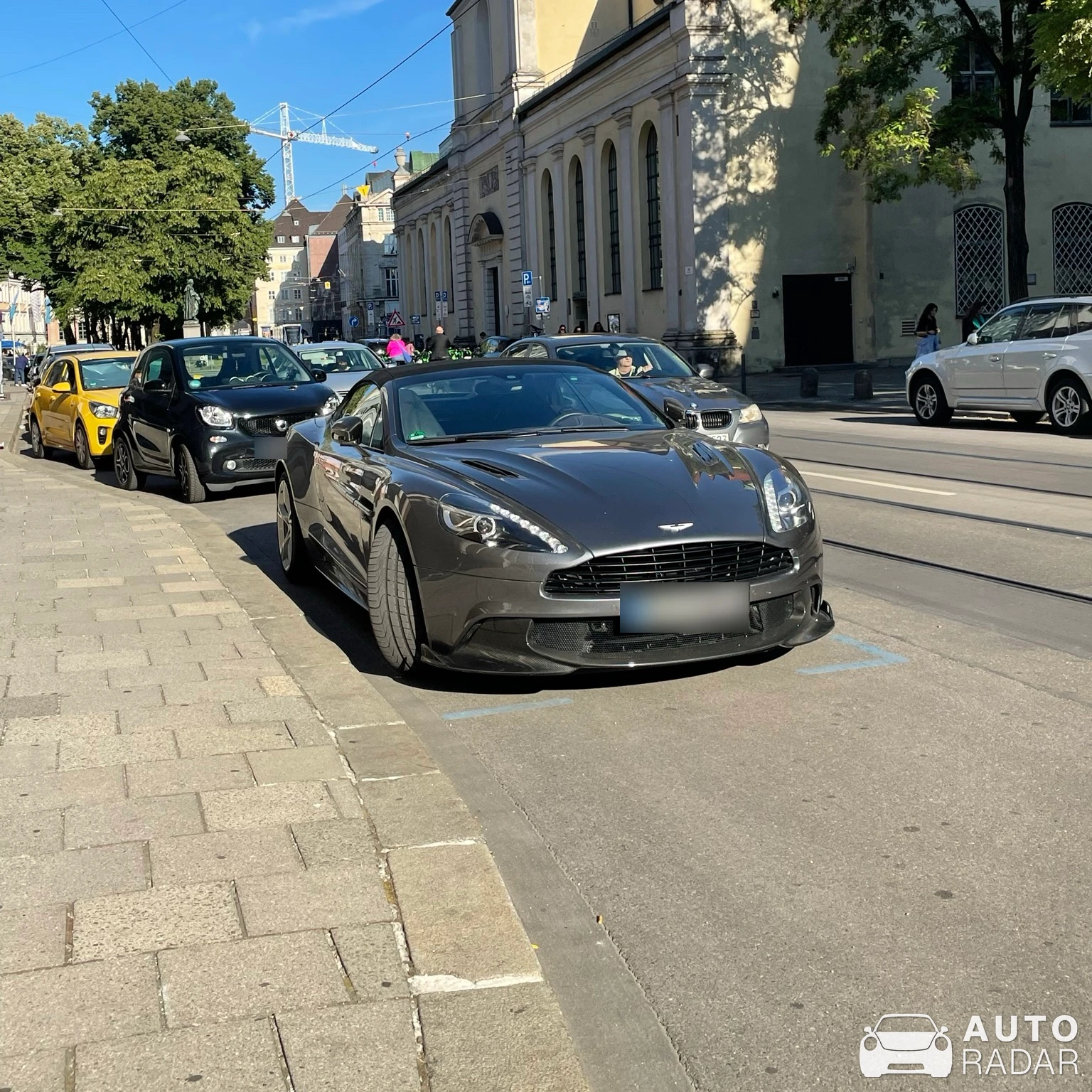 Aston Martin Vanquish S Volante 2017 spotted in München