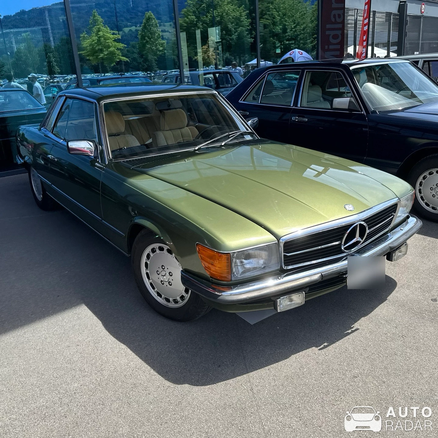 Mercedes-Benz 450 SLC spotted in Luzern