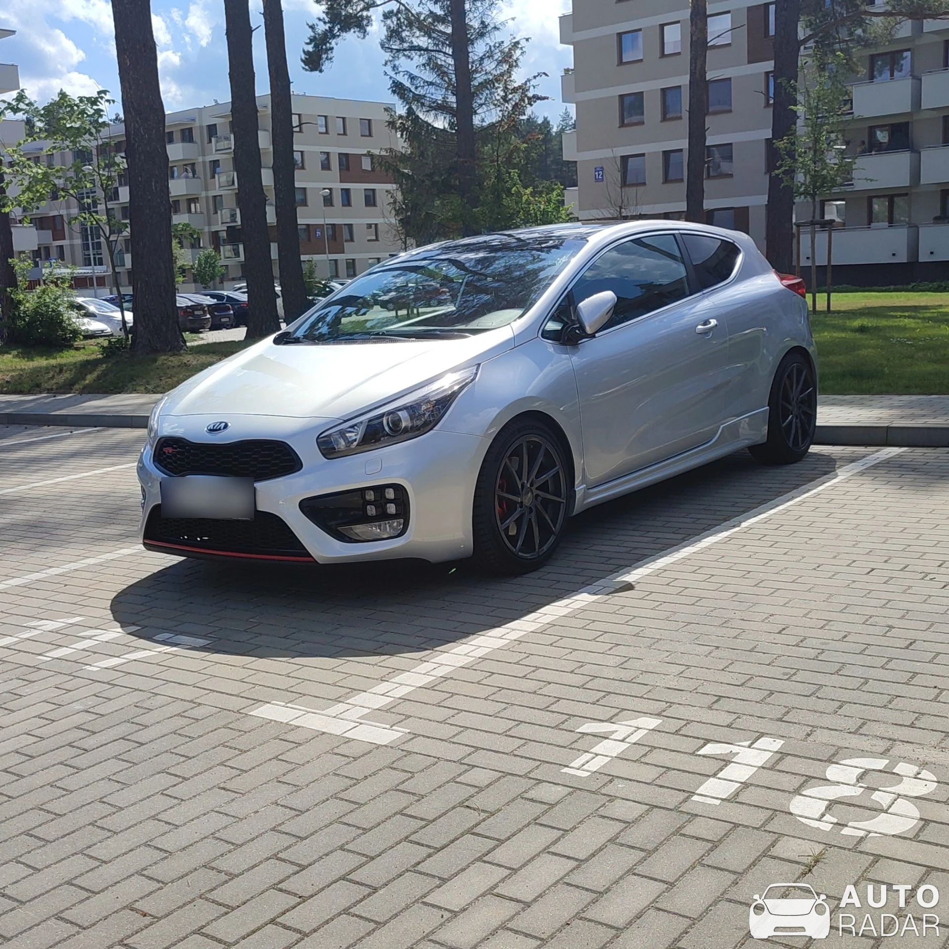 Kia Ceed spotted in Dywity