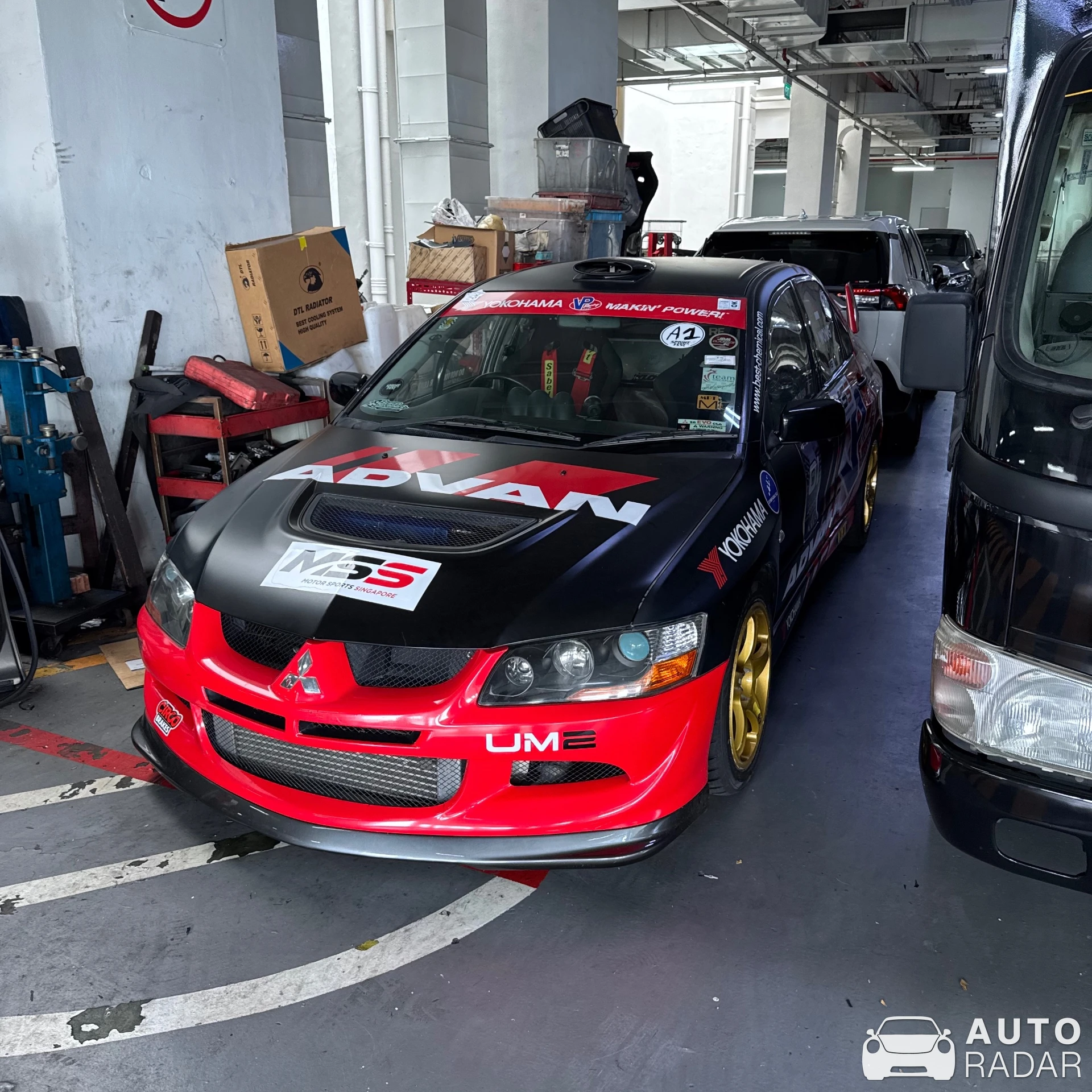 Mitsubishi Lancer Evolution VIII spotted in Singapore