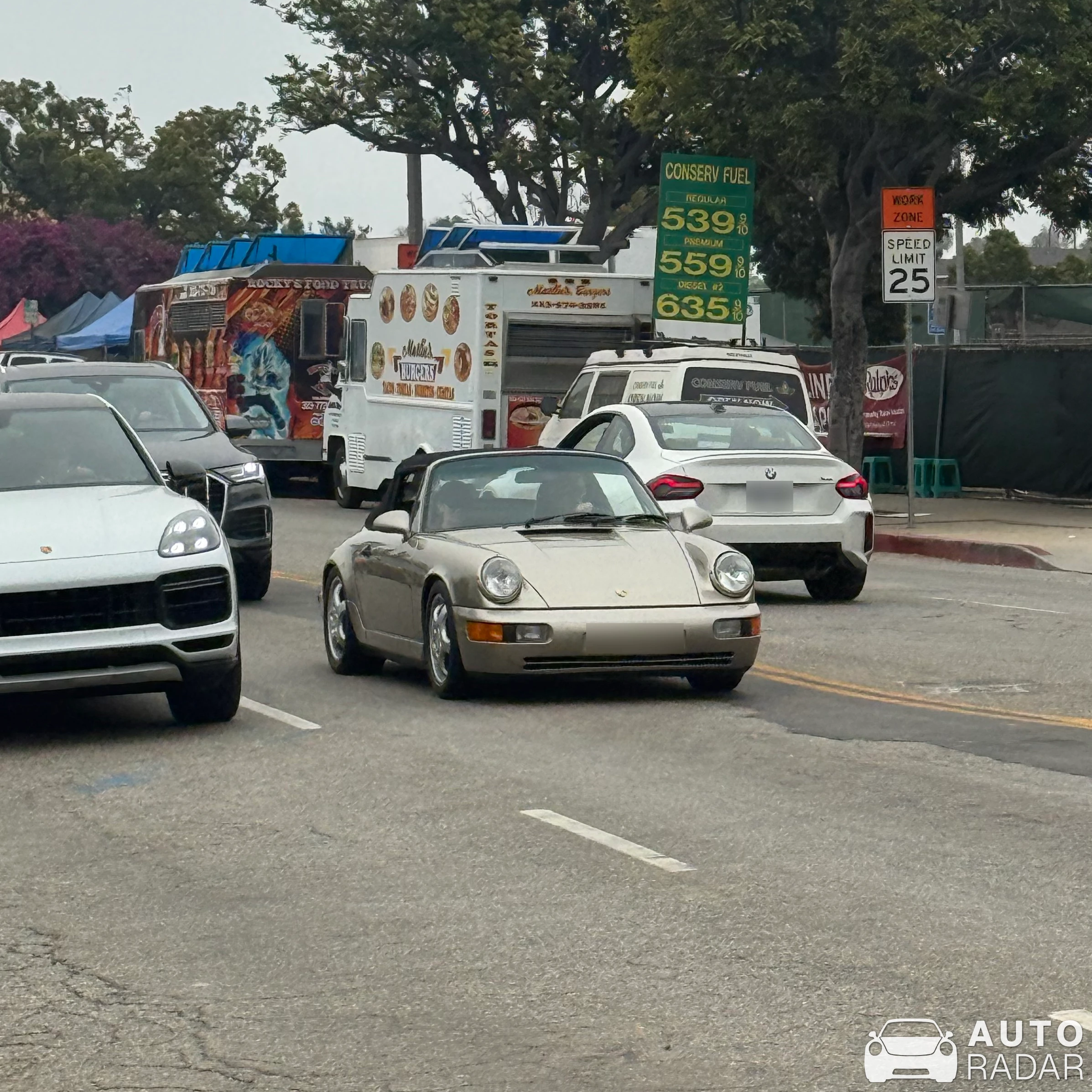 Porsche 964 Carrera 2 Cabriolet spotted in Los Angeles