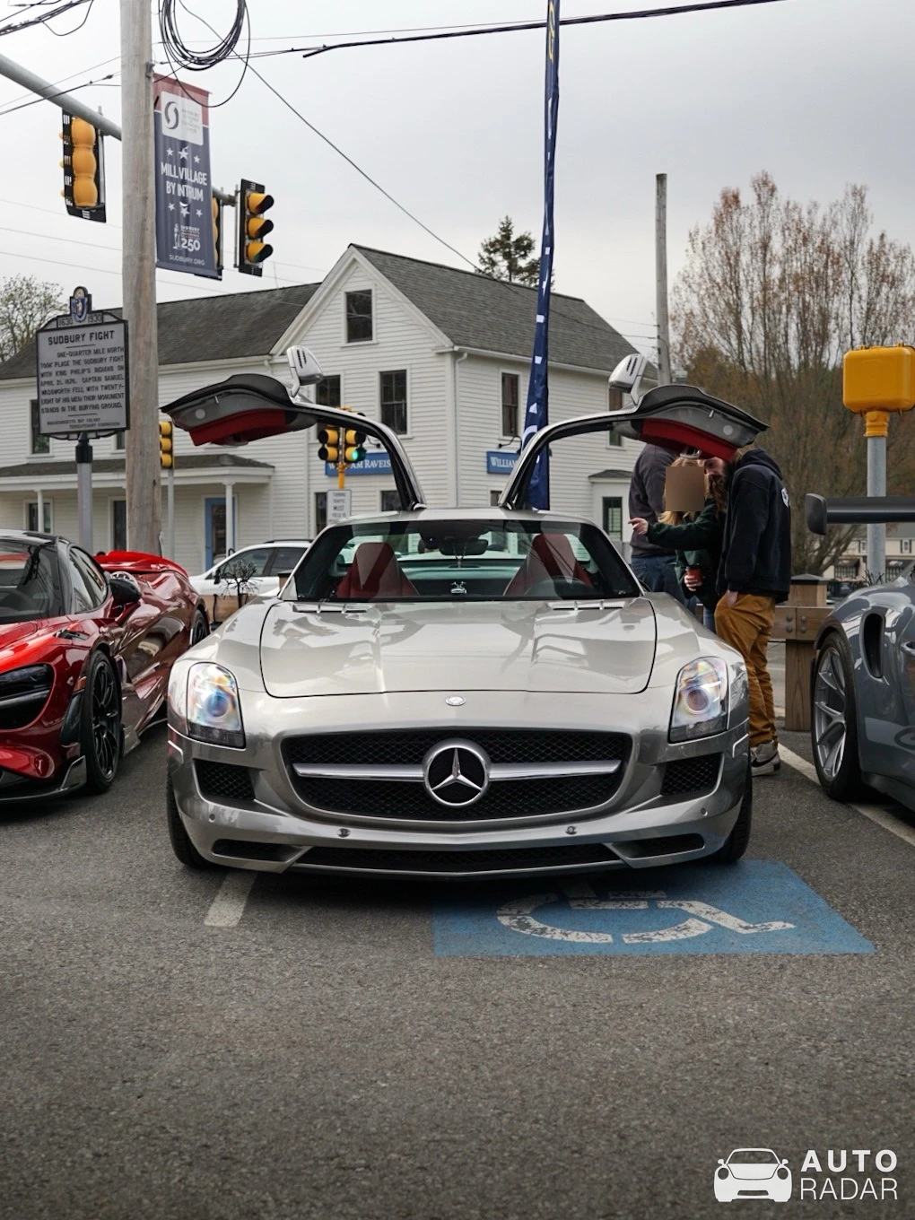 Mercedes-Benz SLS AMG spotted in Sudbury