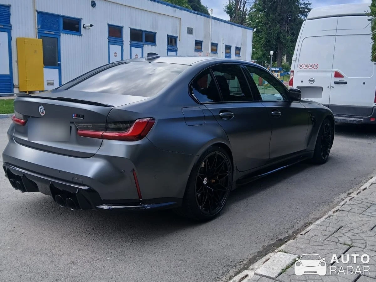 BMW M3 G80 Sedan Competition spotted in Predeal
