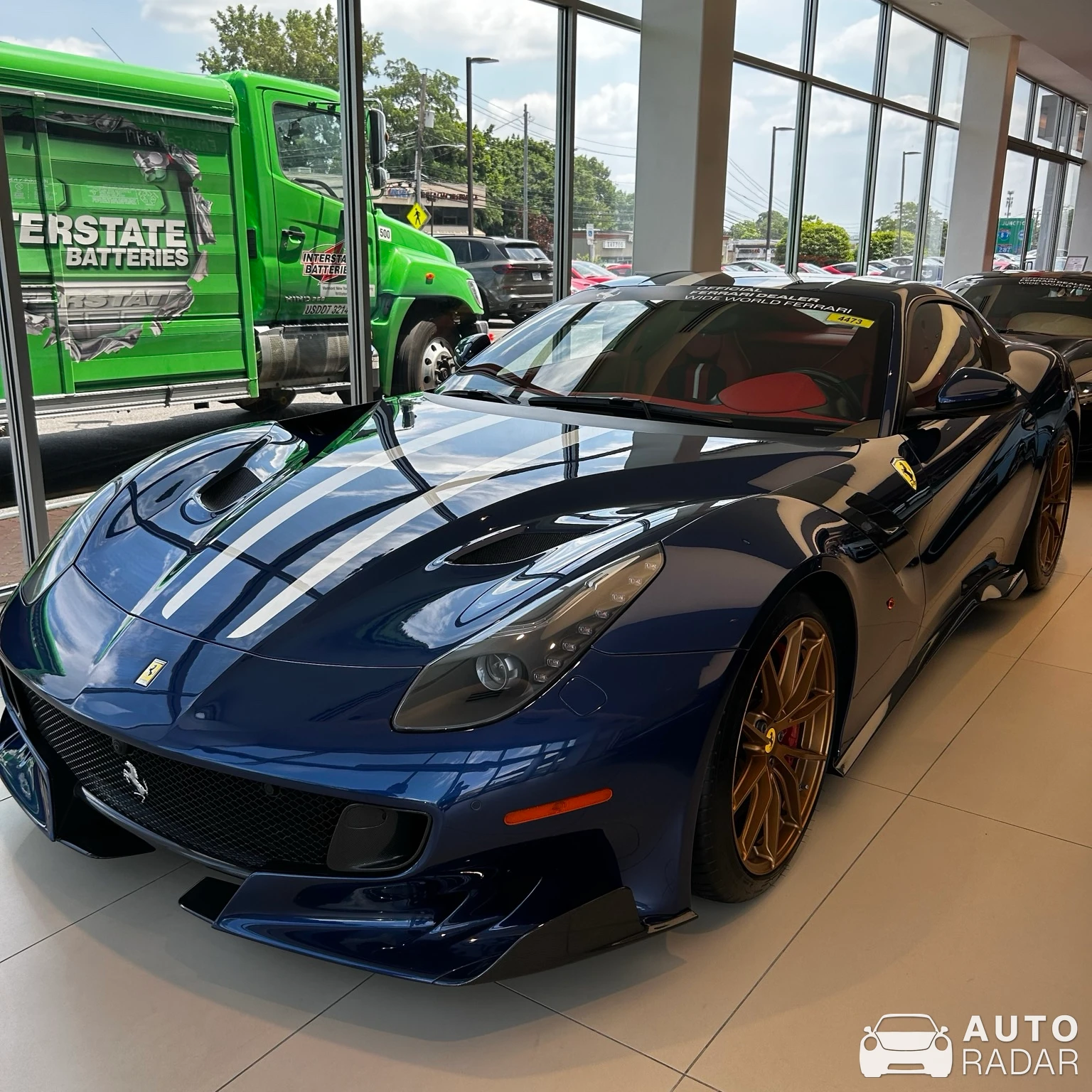 Ferrari F12tdf spotted in Middletown