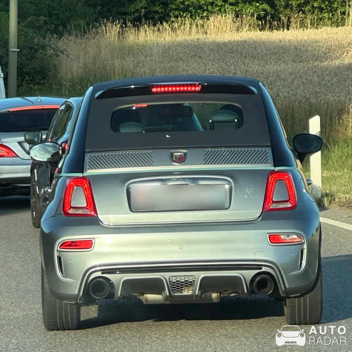 Abarth 695 Rivale spotted in Winterthur