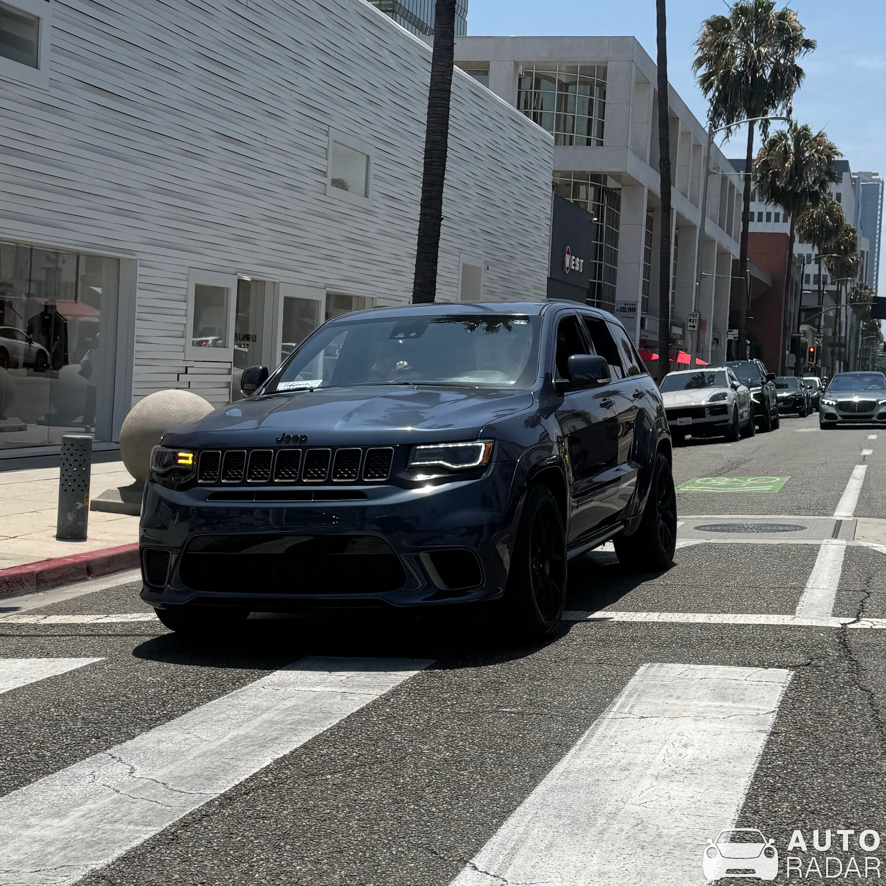 Jeep Grand Cherokee SRT Trackhawk spotted in Beverly Hills