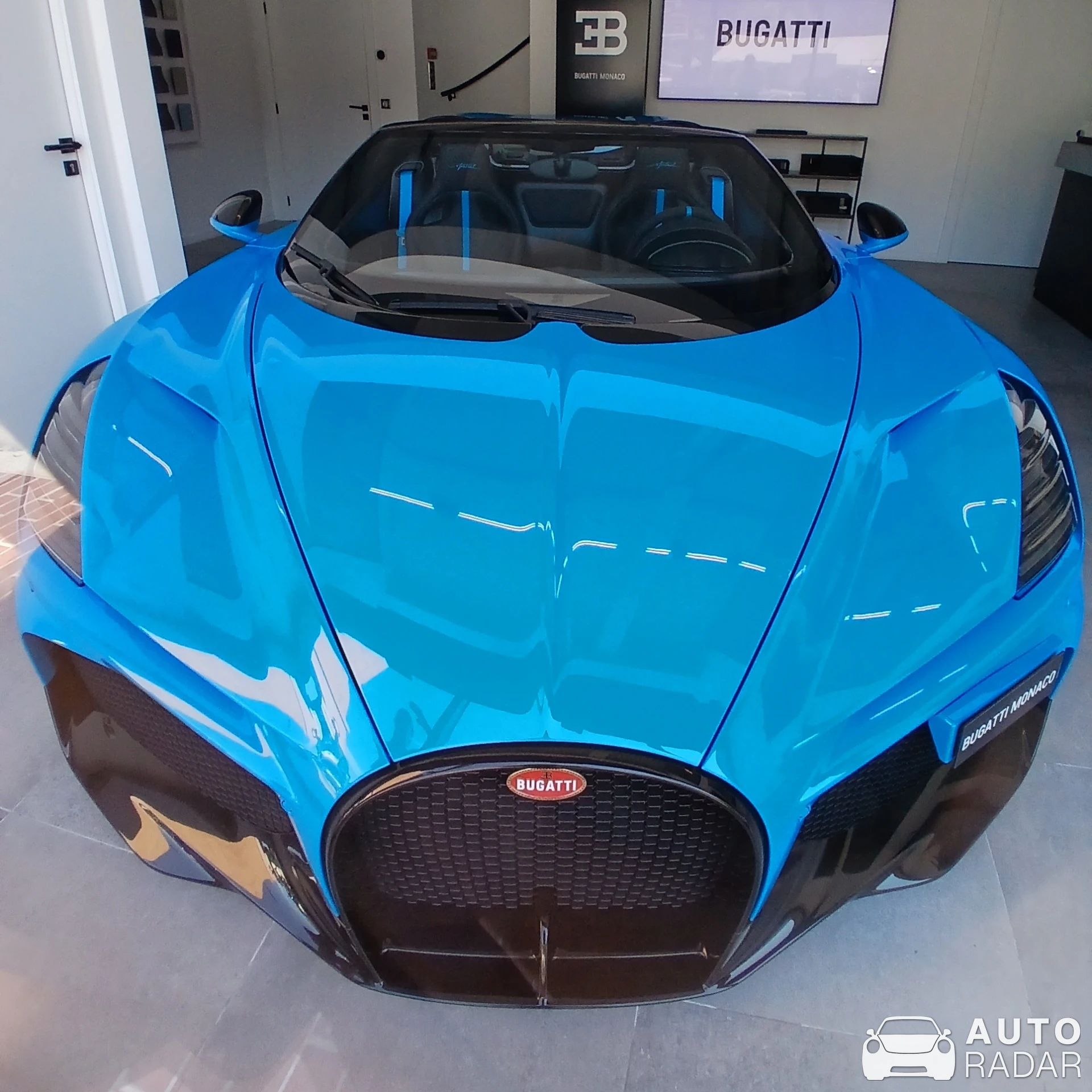 Bugatti W16 Mistral spotted in Monaco