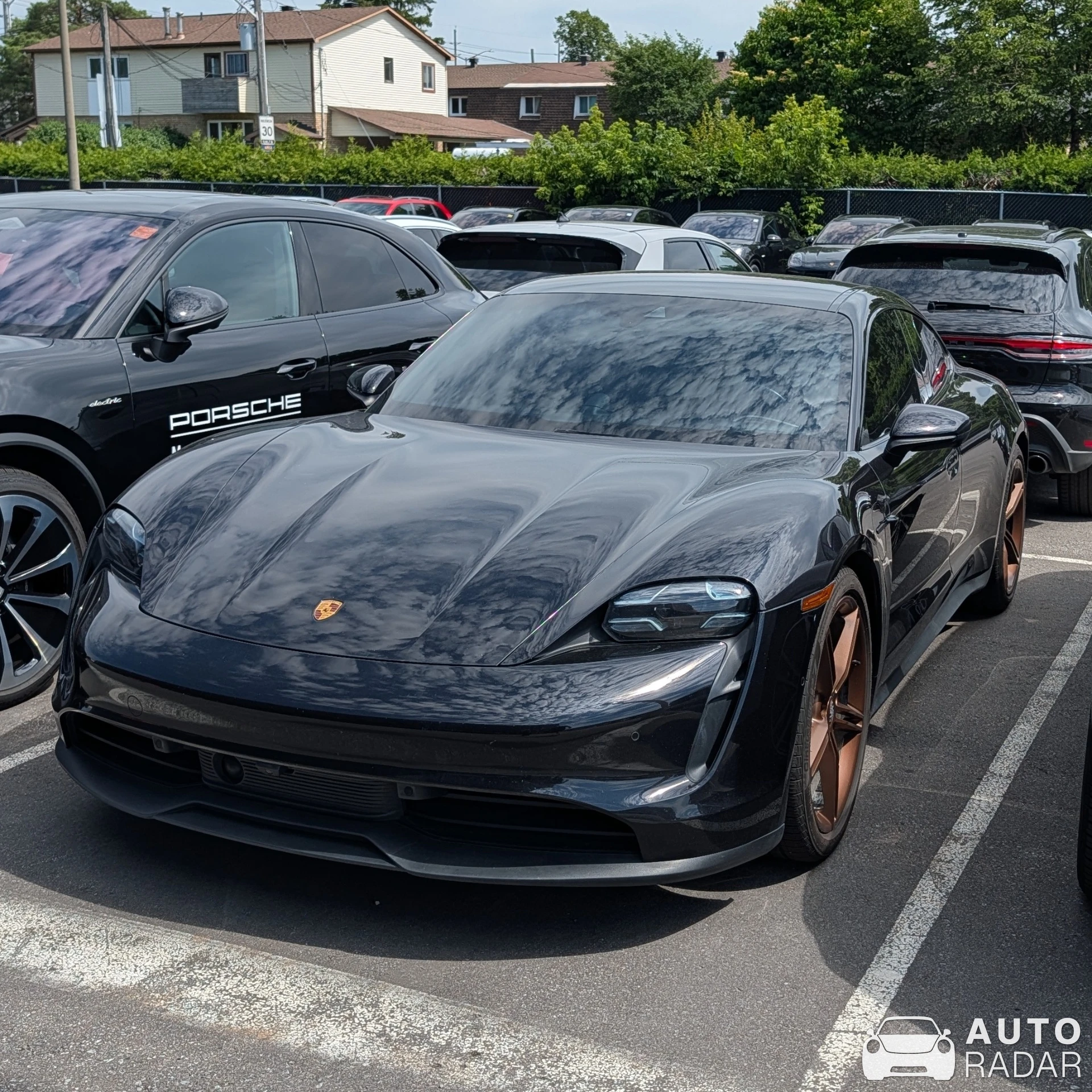 Porsche Taycan Turbo spotted in Ottawa