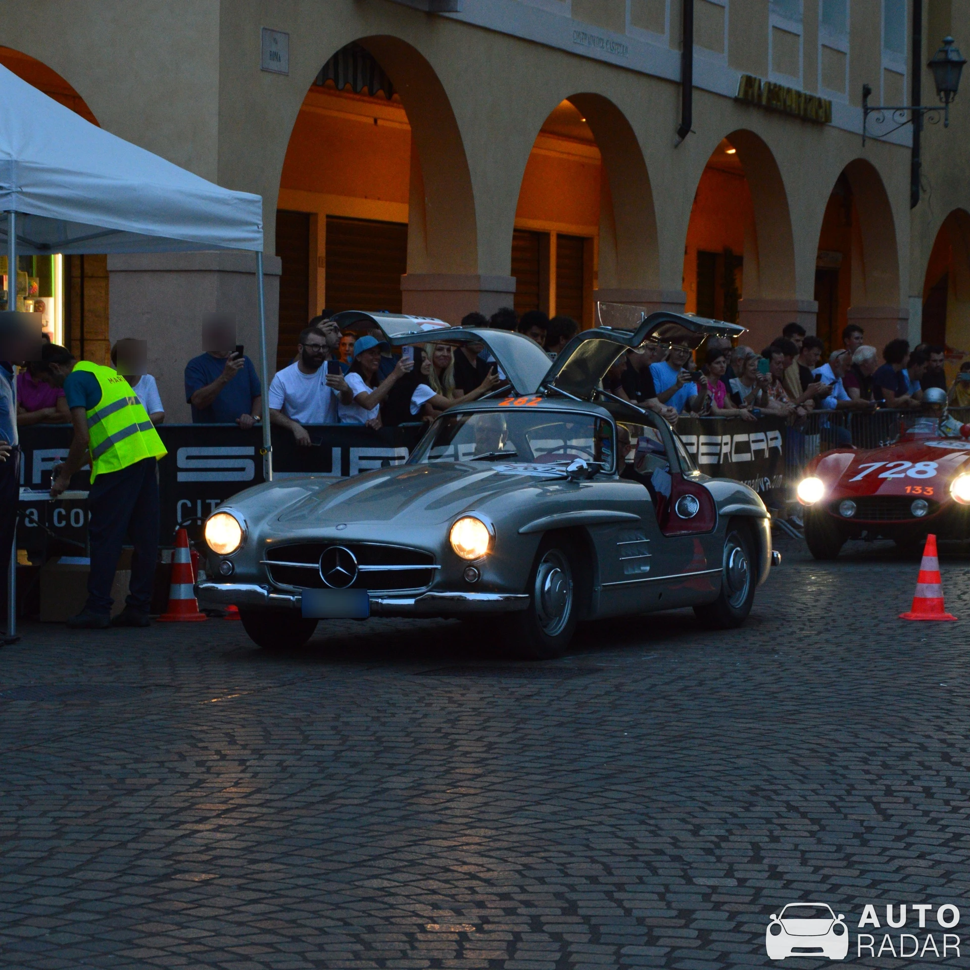 Mercedes-Benz 300SL Gullwing spotted in Campo San Martino