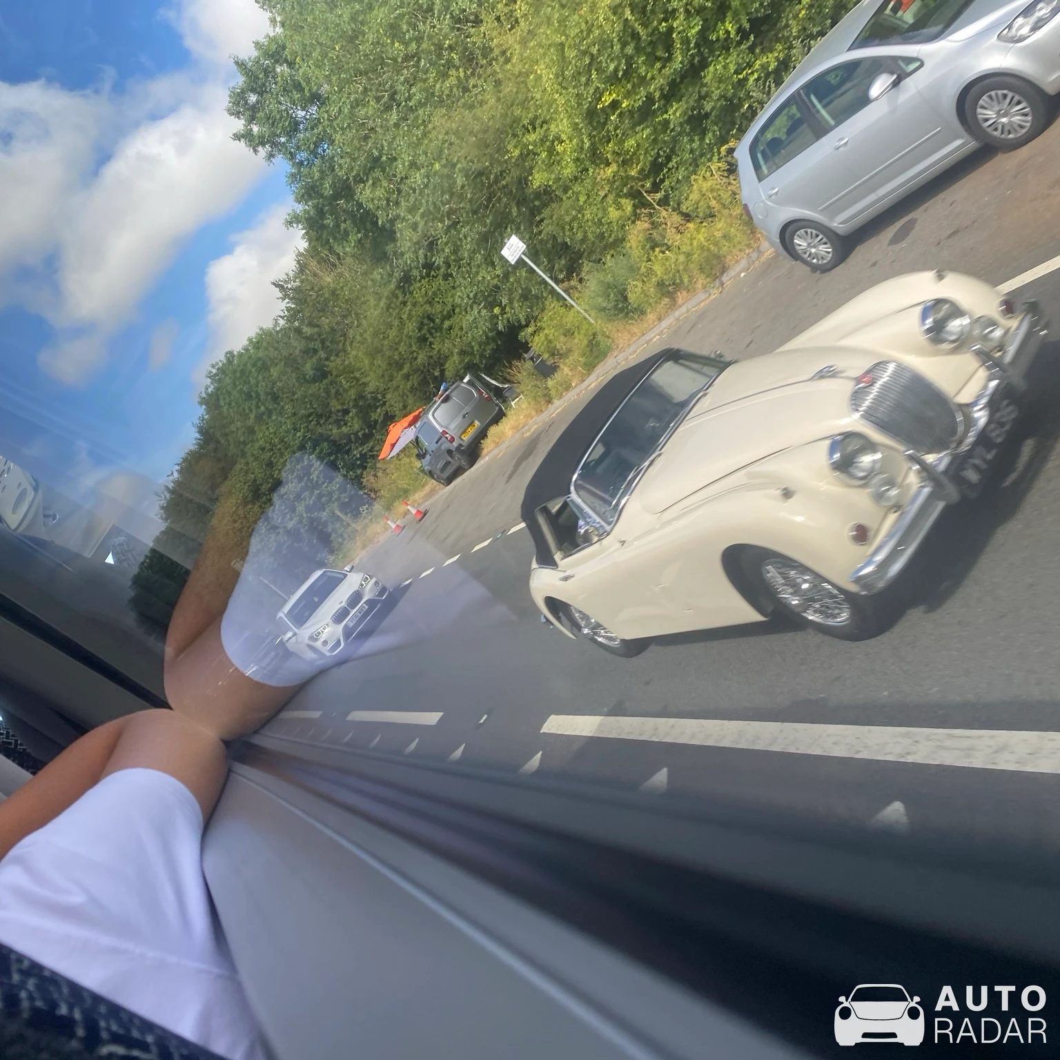 Jaguar XK150 spotted in Wiltshire