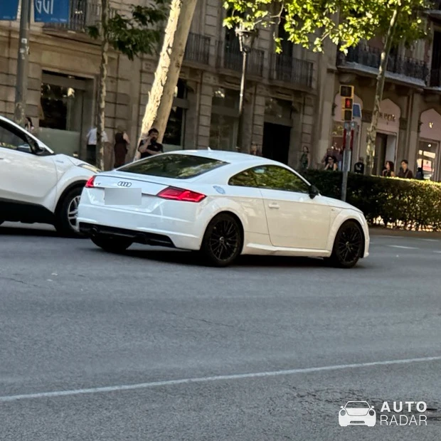 Audi TT spotted in Castelldefels