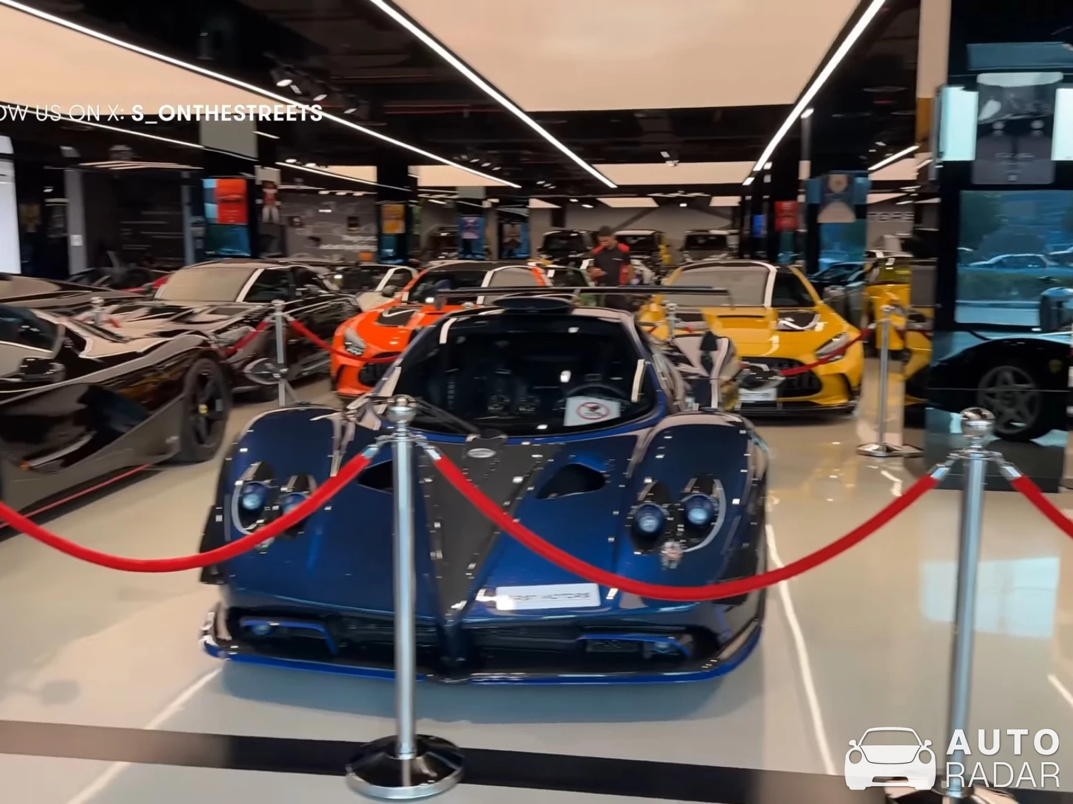 Pagani Zonda Tricolore spotted in Dubai