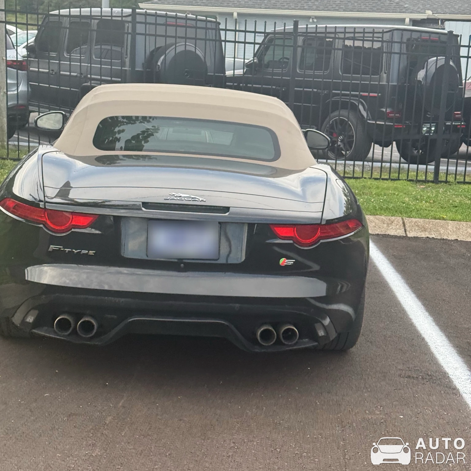 Jaguar F-Type S Convertible spotted in Brentwood