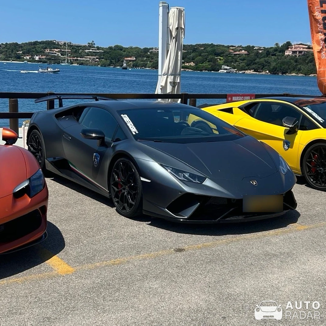 Lamborghini Huracán LP640-4 Performante spotted in Porto Cervo