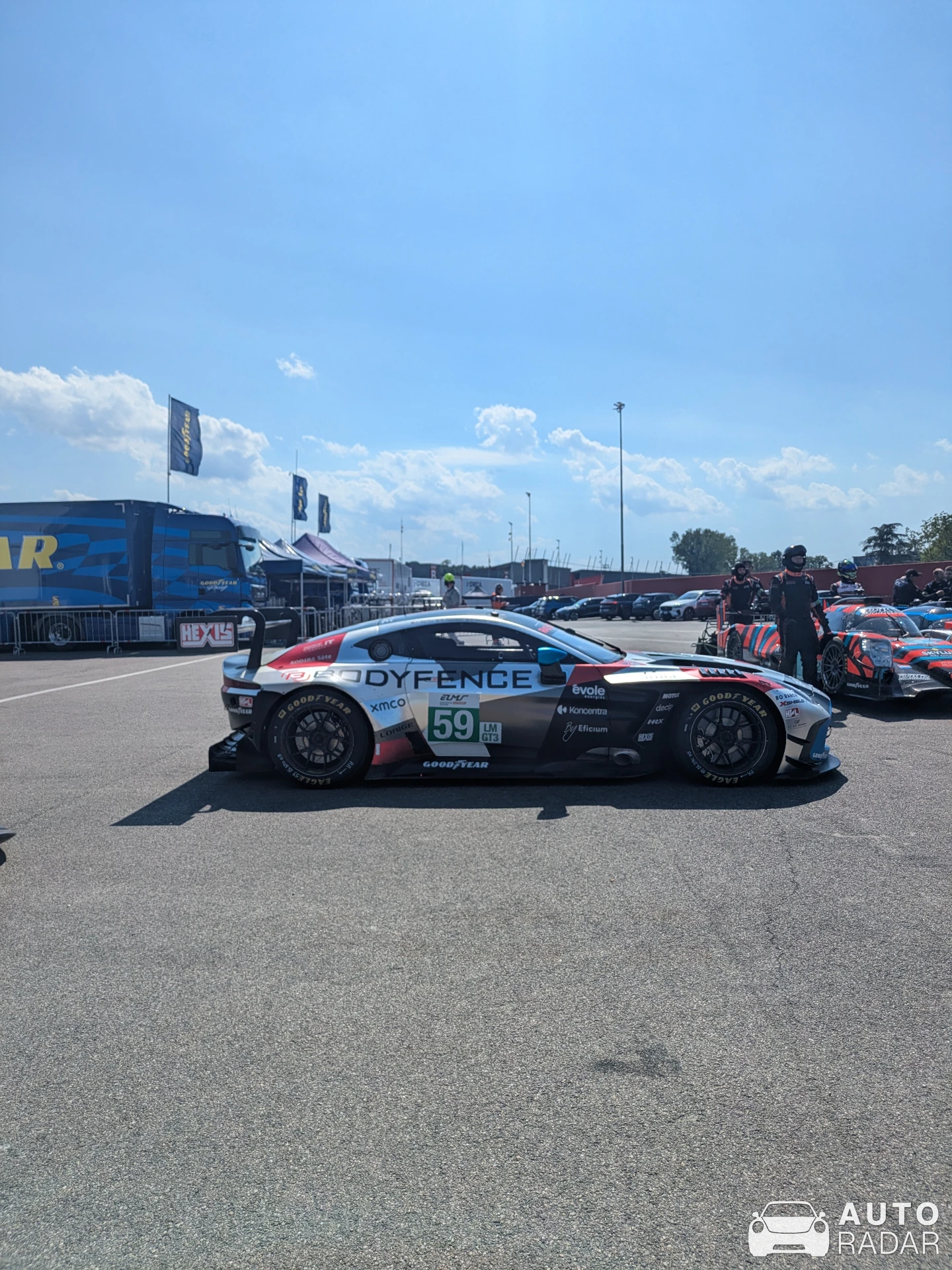 Aston Martin V8 Vantage GT3 AMR spotted in Faenza