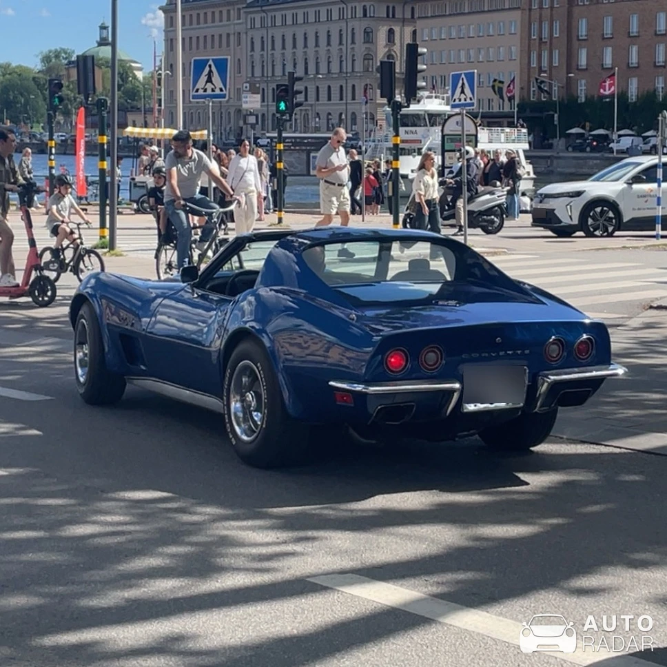 Chevrolet Corvette C3 Stingray Convertible spotted in Stockholm