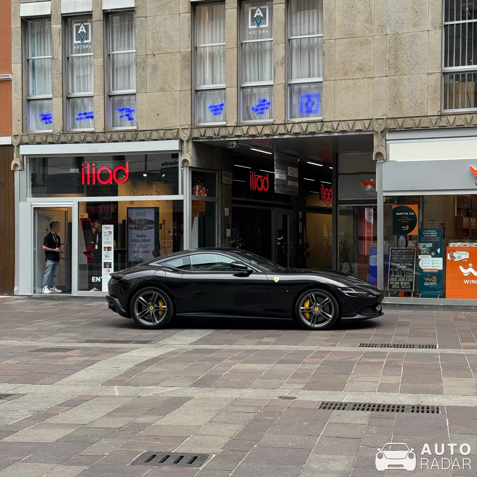 Ferrari Roma spotted in Bergamo