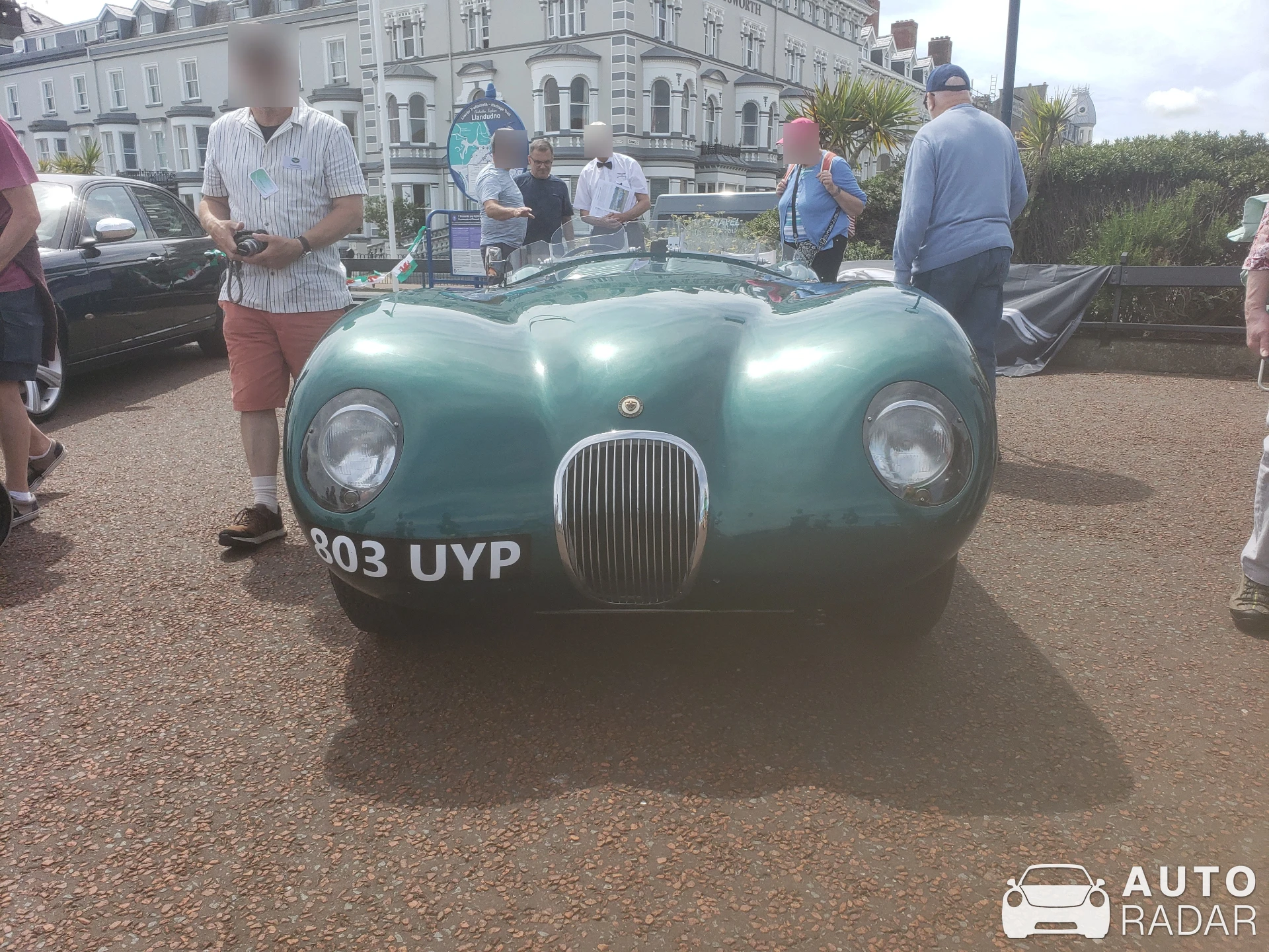 Jaguar C-Type spotted in Llandudno