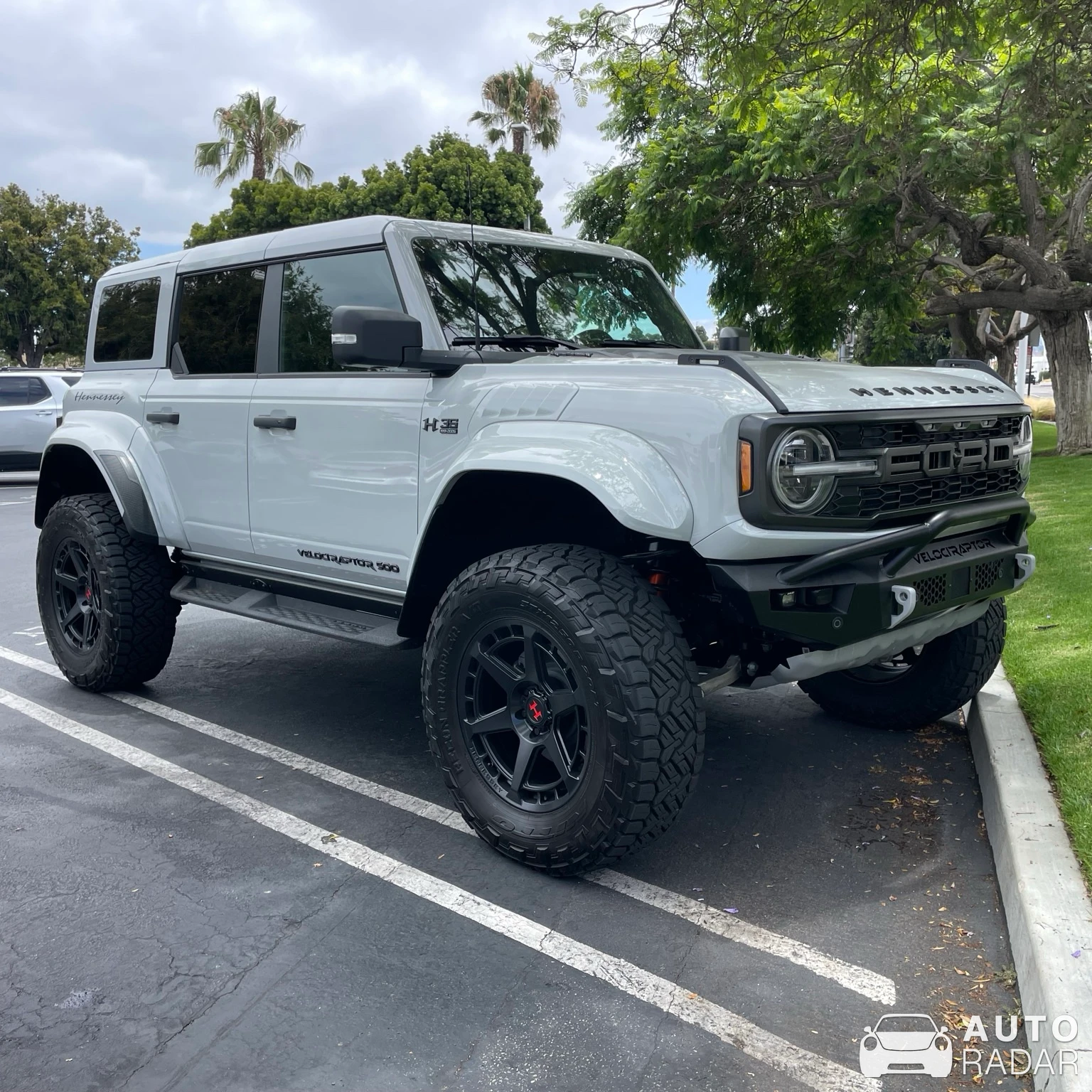 Ford Bronco Raptor Hennessey Velociraptor 500 spotted in Torrance