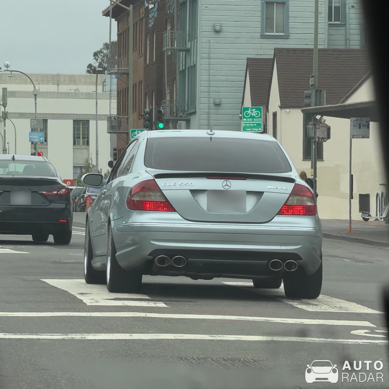 Mercedes-Benz CLK 55 AMG spotted in Oakland