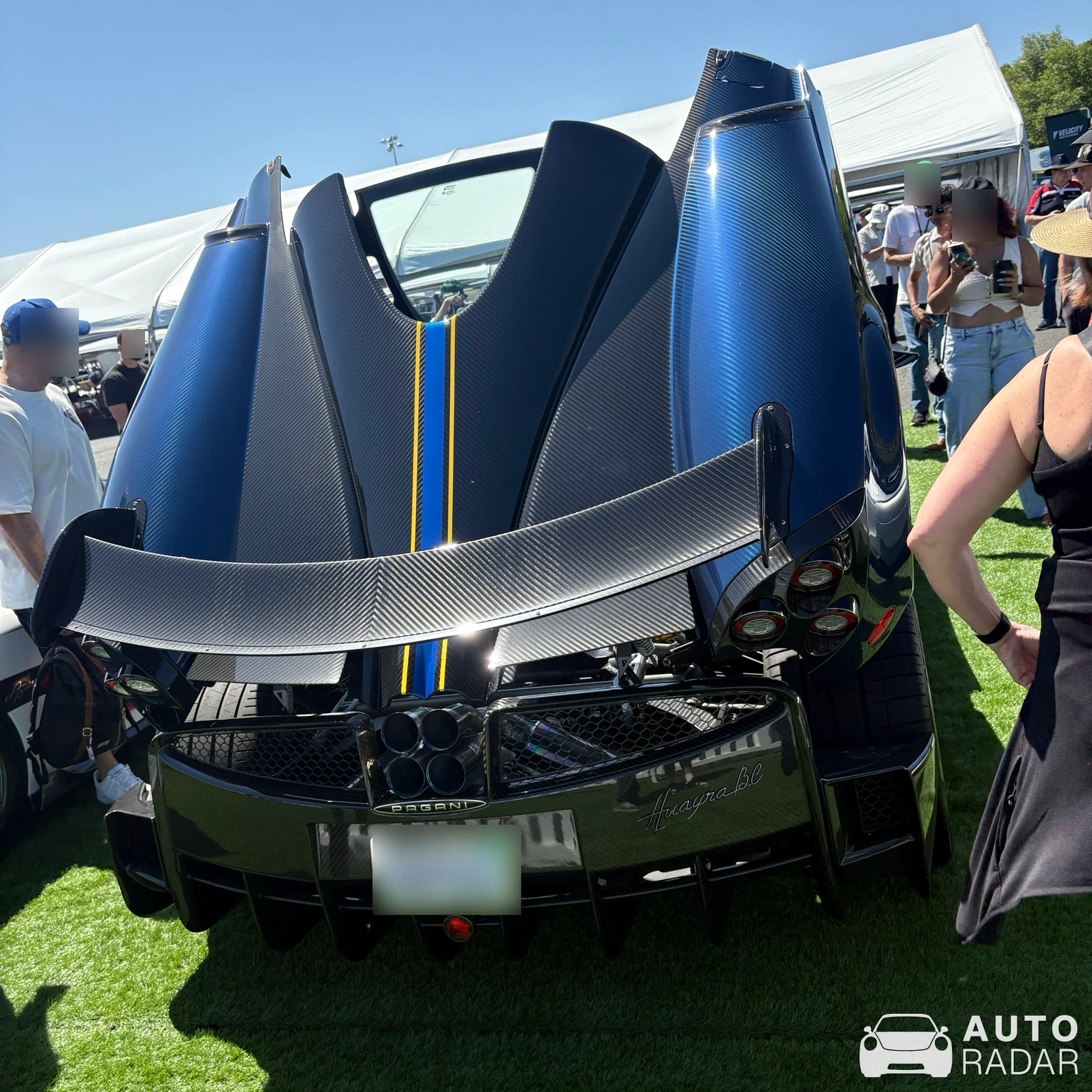 Pagani Huayra BC spotted in Oakland
