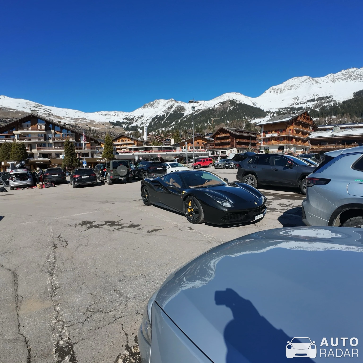 Ferrari 488 GTB spotted in Sion