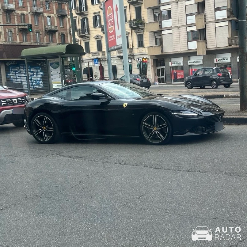 Ferrari Roma spotted in Turin