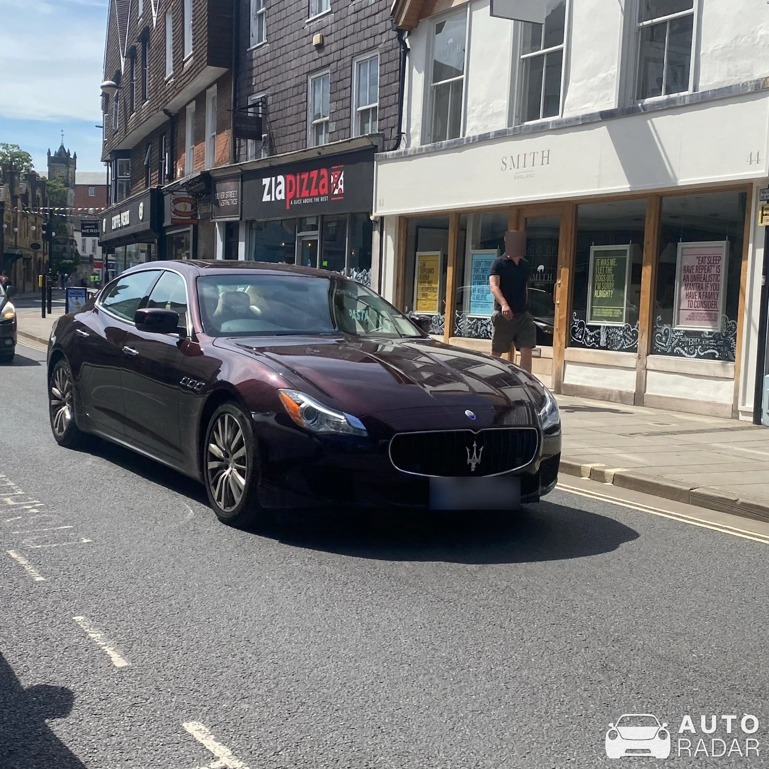 Maserati Quattroporte spotted in Salisbury