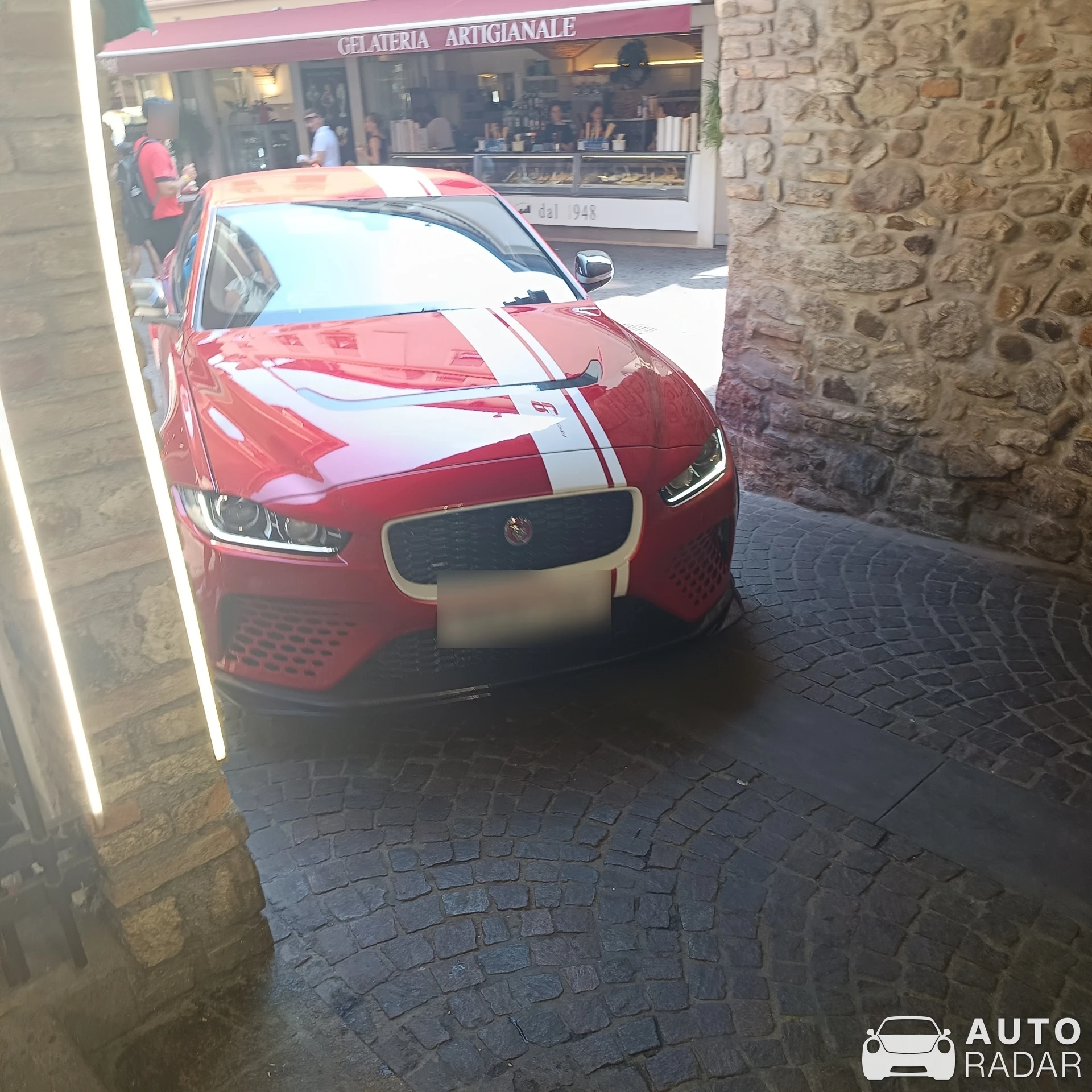 Jaguar XE spotted in Brescia