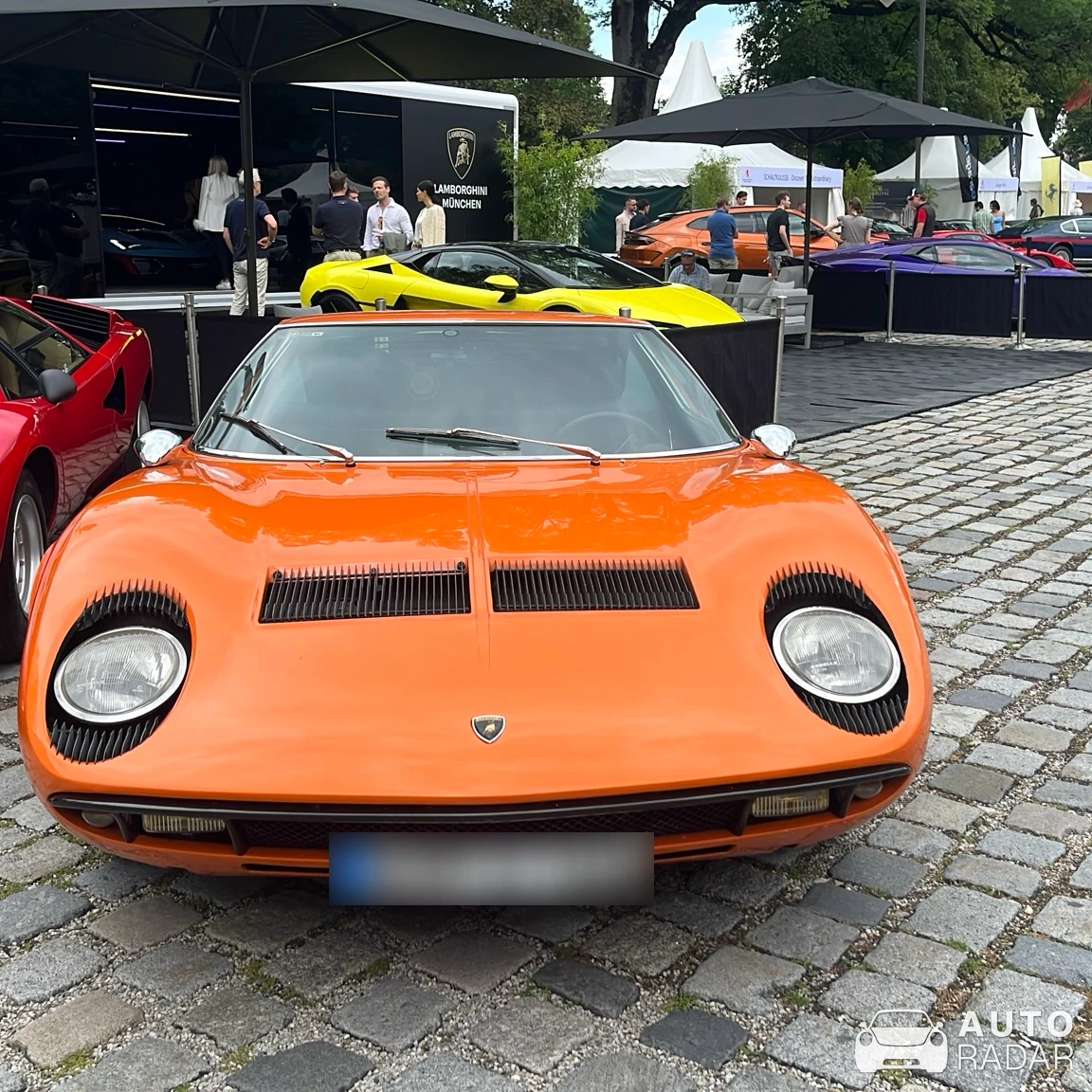 Lamborghini Miura P400 spotted in Gmund am Tegernsee