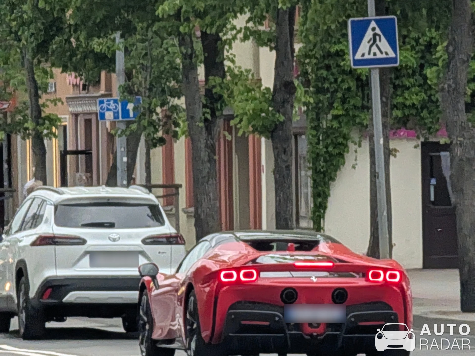 Ferrari SF90 Stradale spotted in Klaipeda City