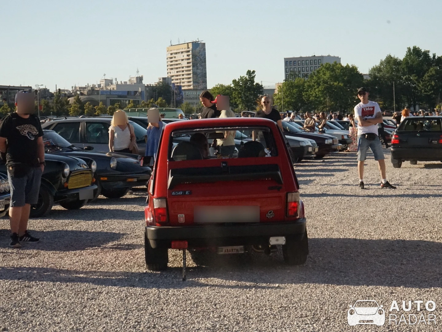 Polski Fiat 126p spotted in Varsova
