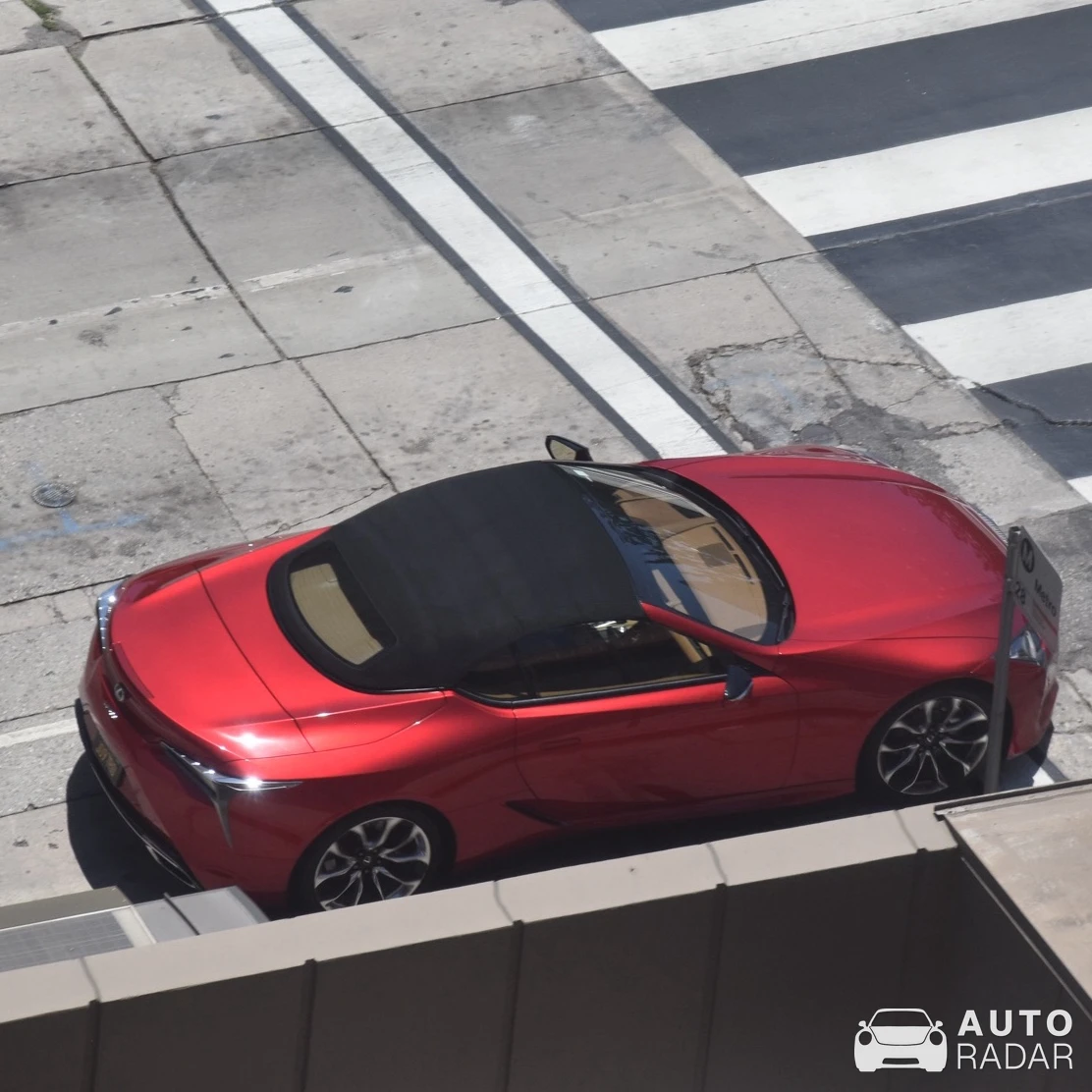 Lexus LC 500 Convertible spotted in Los Angeles