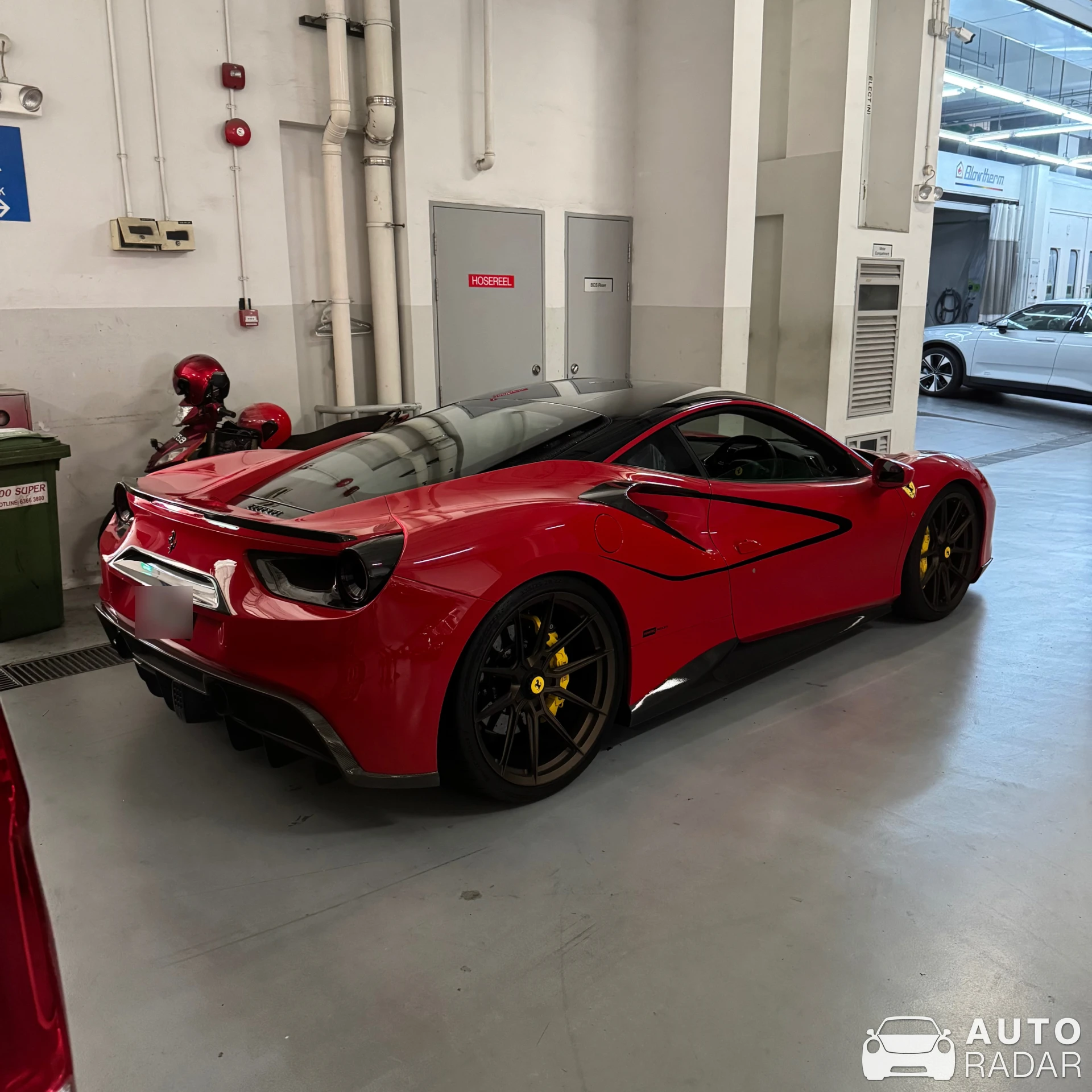 Ferrari 488 GTB Novitec Rosso spotted in Singapore