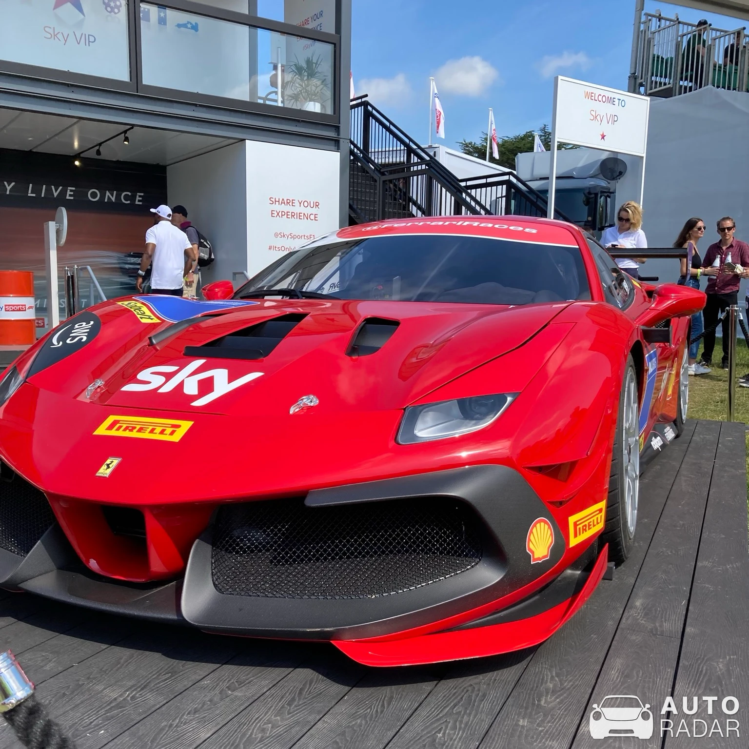 Ferrari 488 Challenge spotted in Worthing