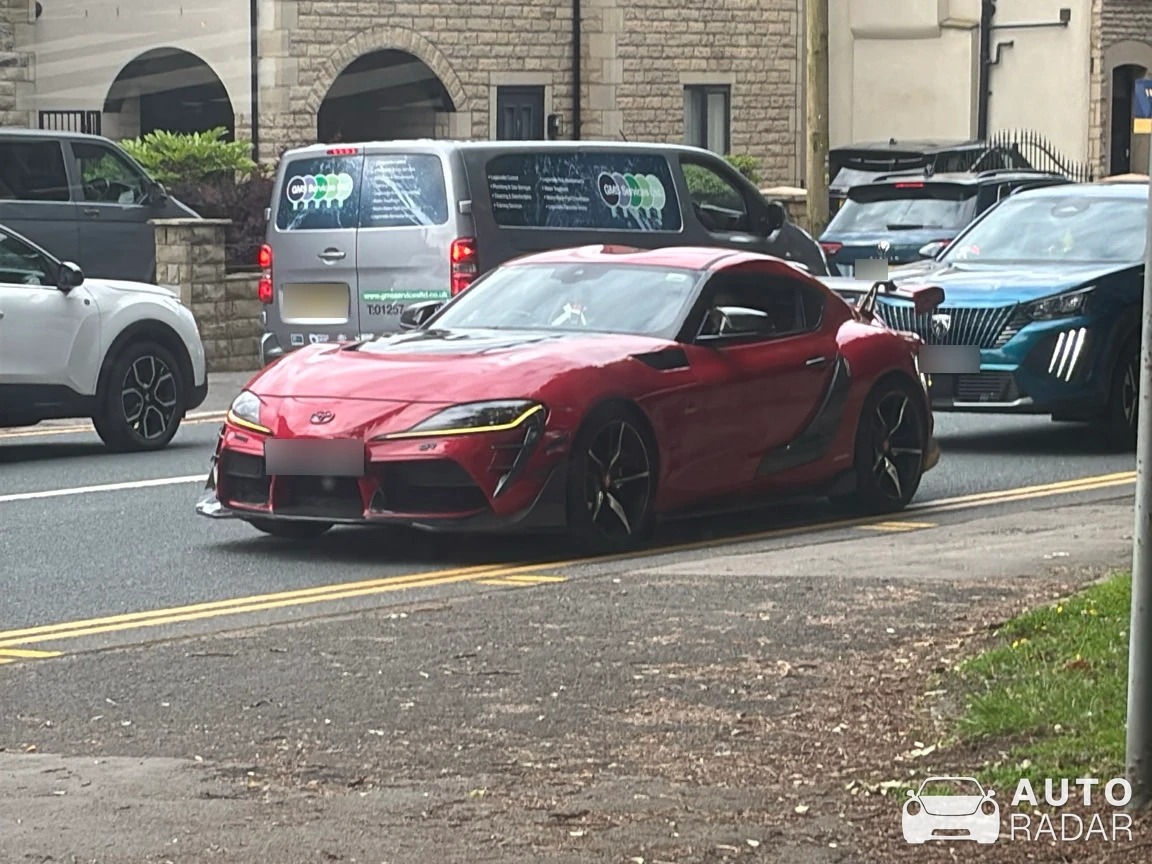 Toyota GR Supra A90 spotted in Blackburn