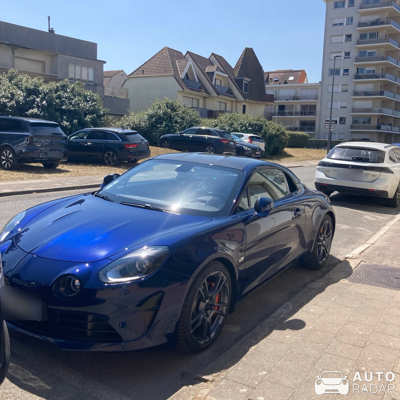 Alpine A110 spotted in Le Touquet-Paris-Plage