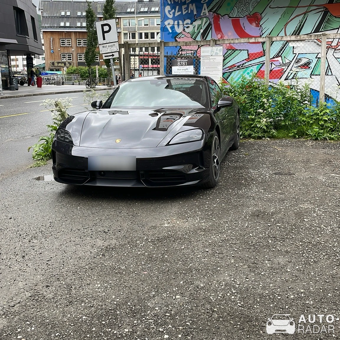 Porsche Taycan spotted in Tromsø