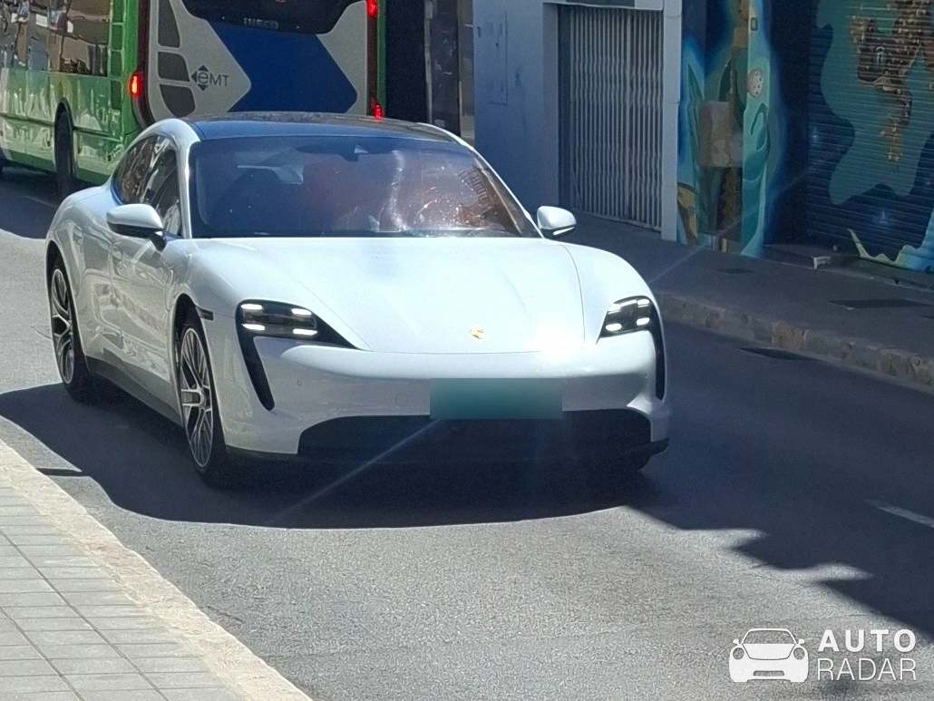 Porsche Taycan 4S spotted in Palma