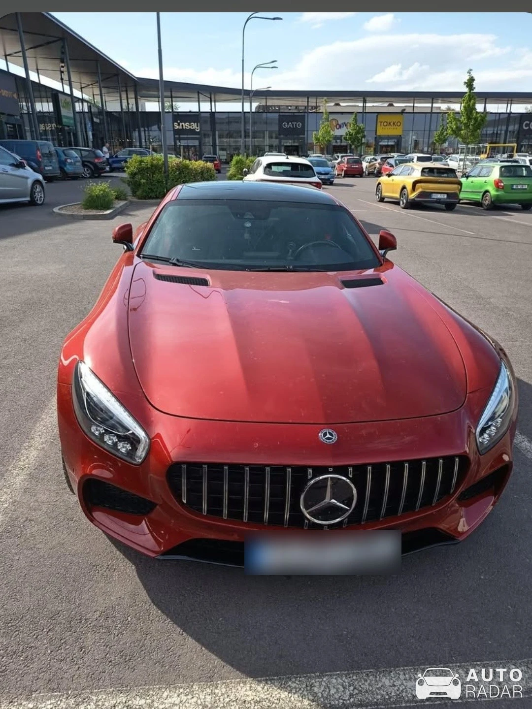 Mercedes-AMG GT C190 spotted in Znojmo