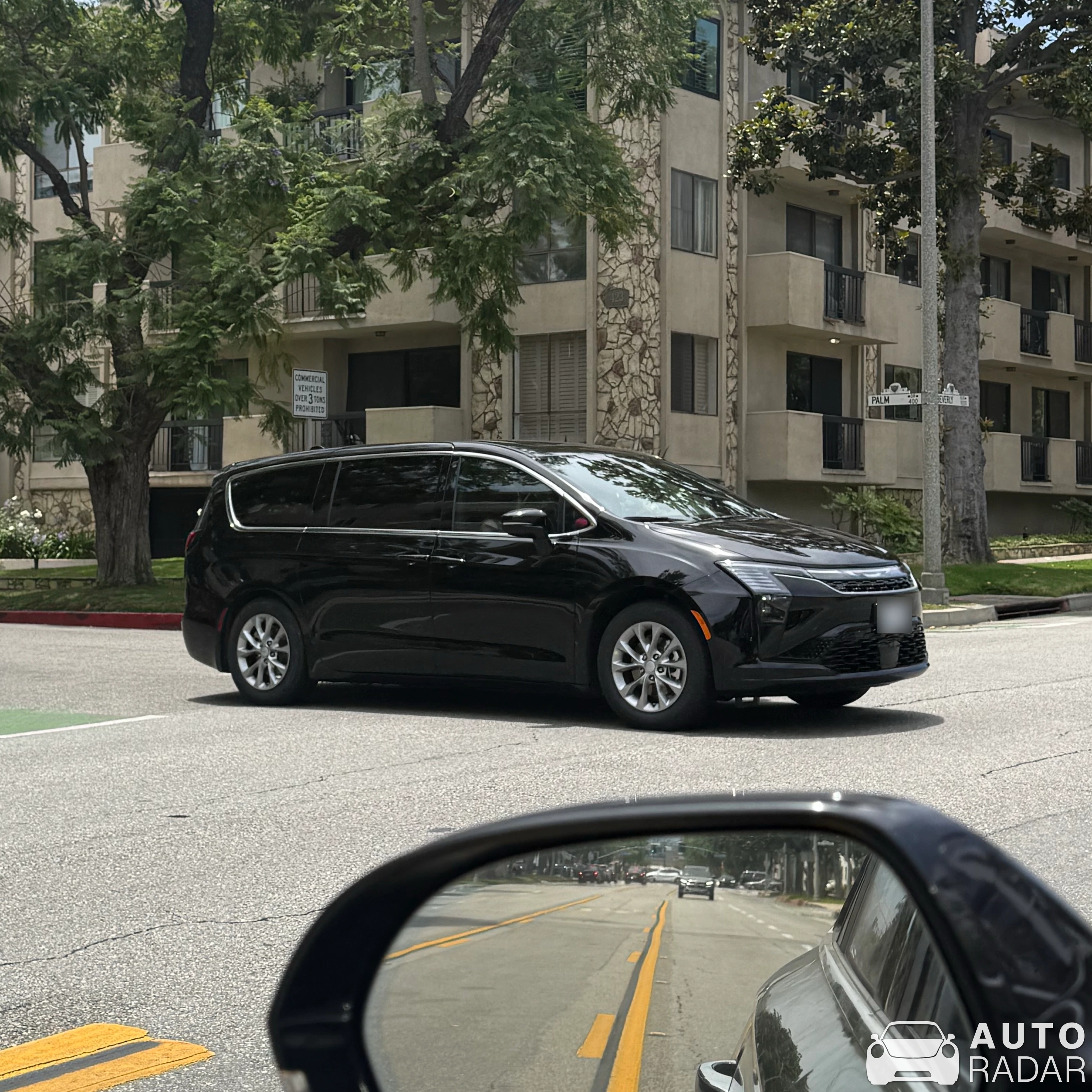 Chrysler Pacifica spotted in Beverly Hills