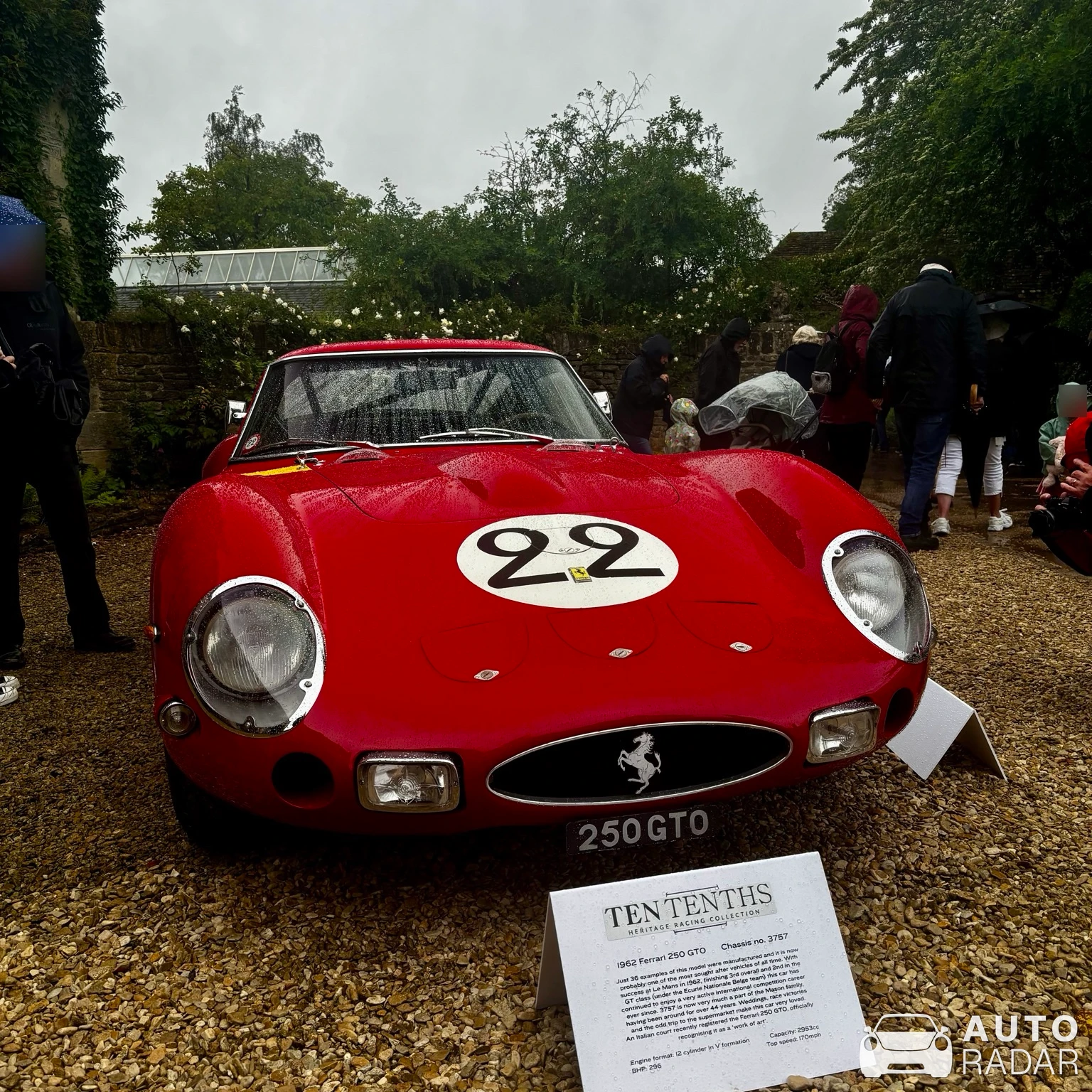 Ferrari 250 GTO spotted in Corsham