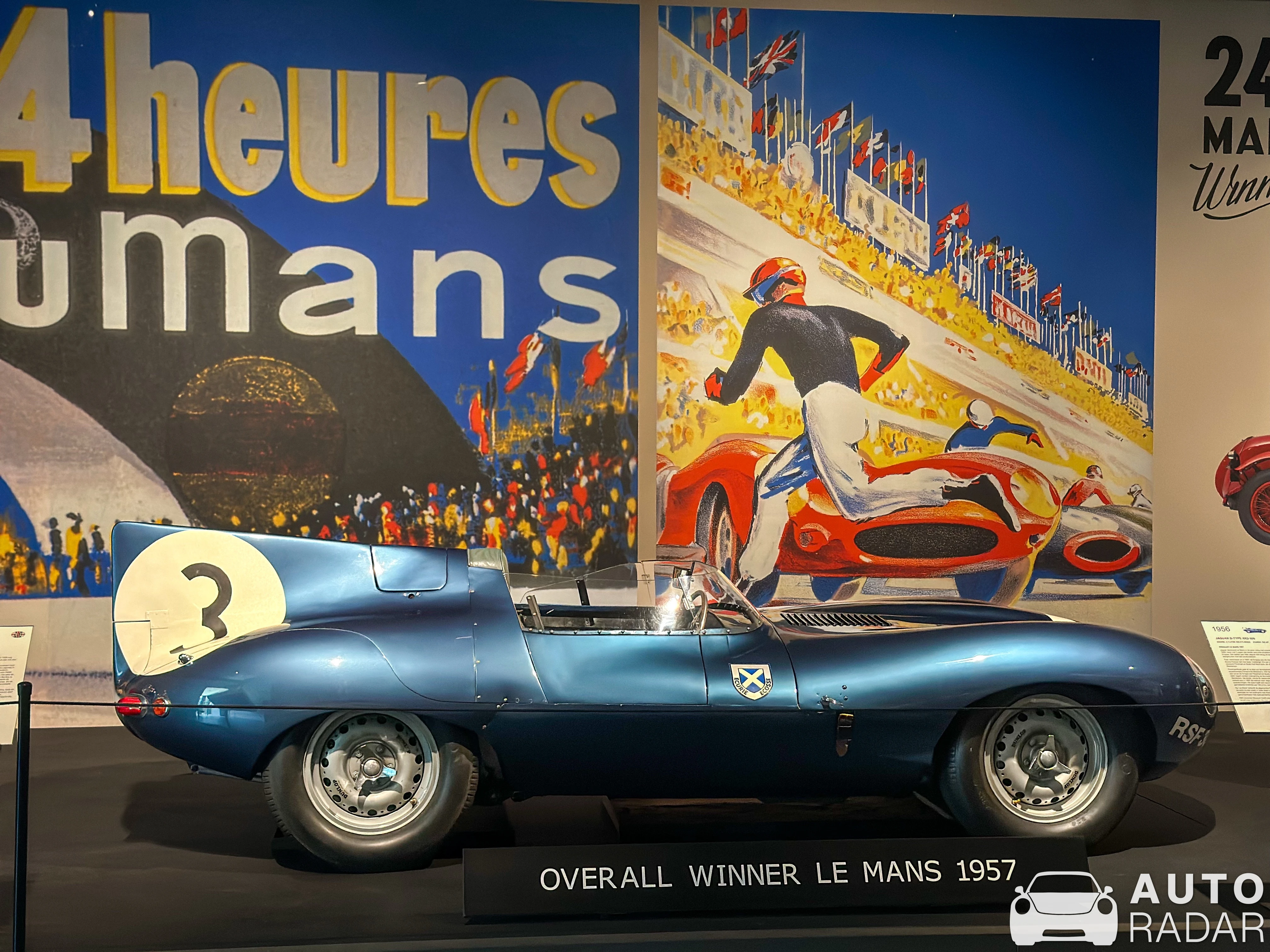 Jaguar D-Type spotted in The Hague