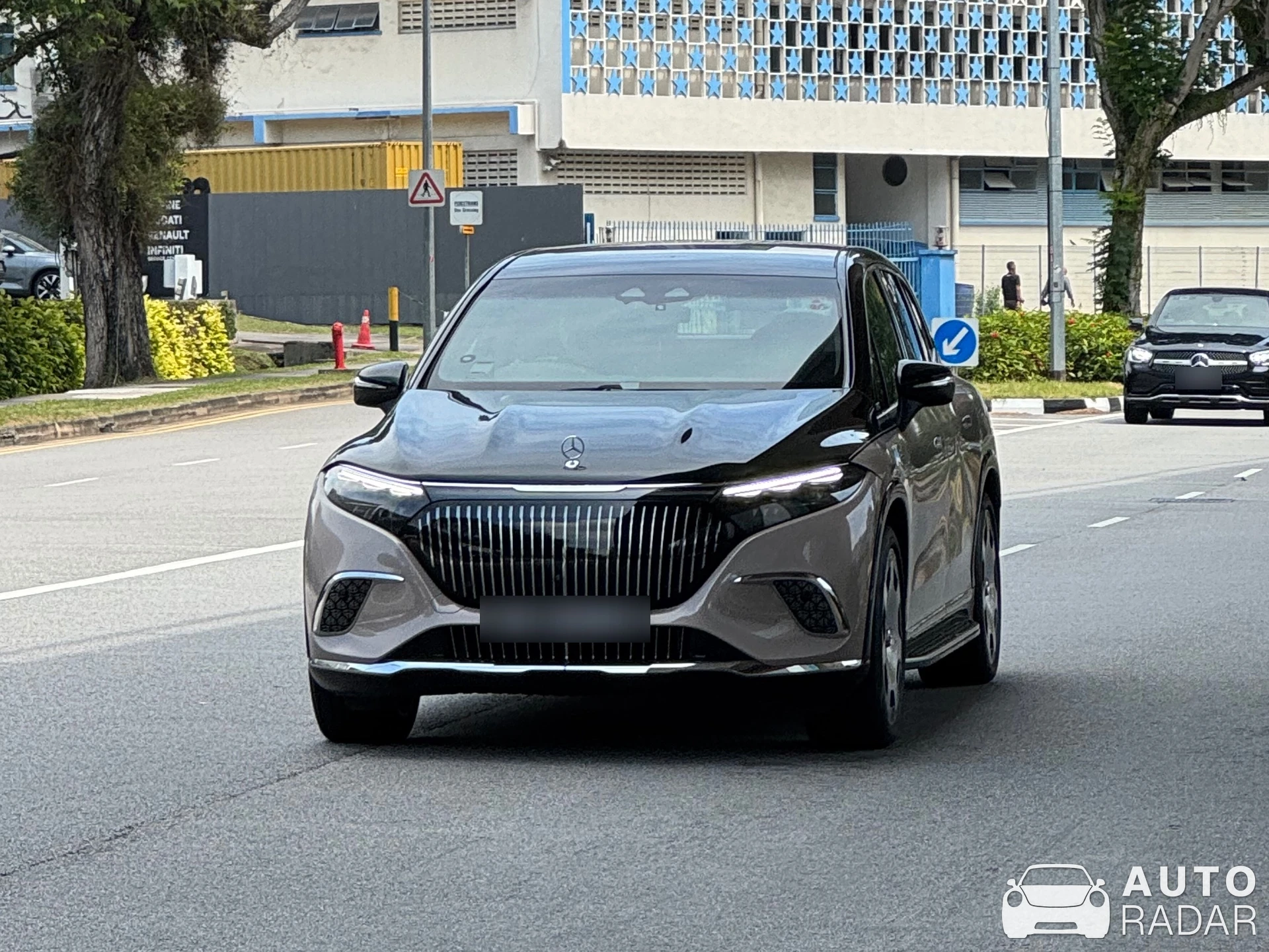 Mercedes-Maybach EQS spotted in Singapore