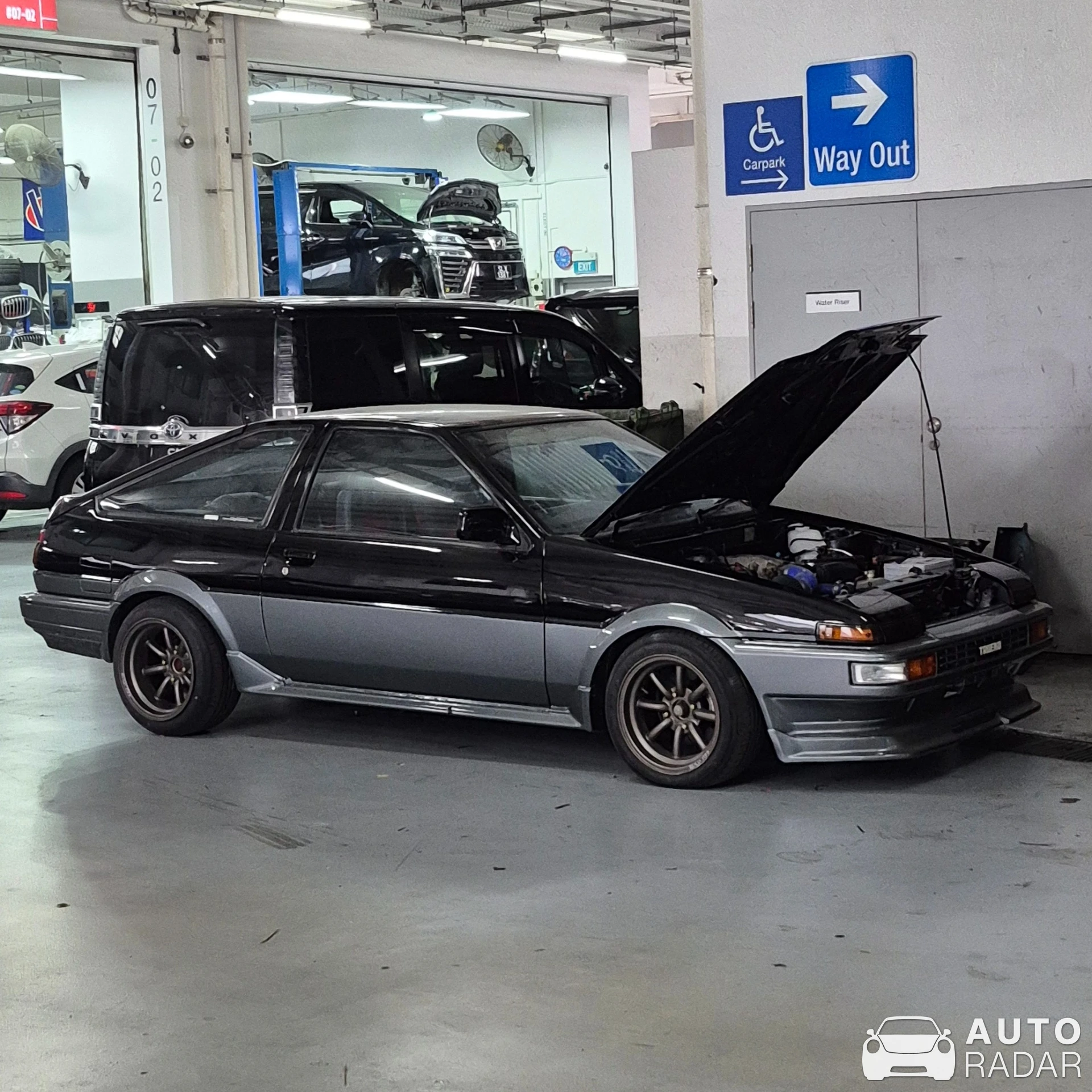 Toyota Sprinter Trueno AE86 spotted in Singapore