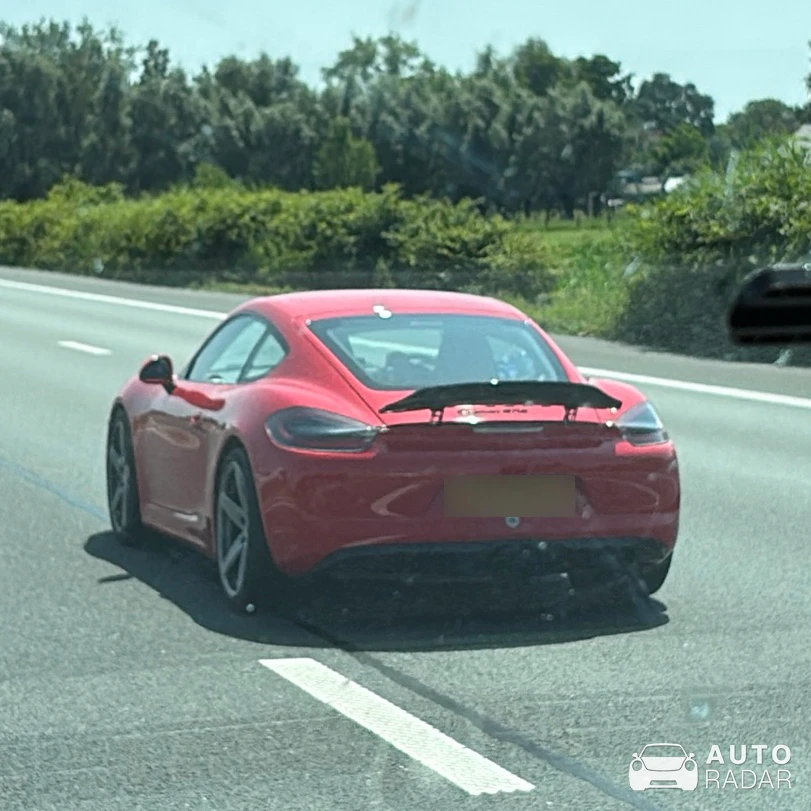 Porsche 981 Cayman GTS spotted in Aalter