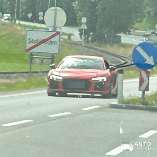 Audi R8 Type 4S spotted in Kitzbühel